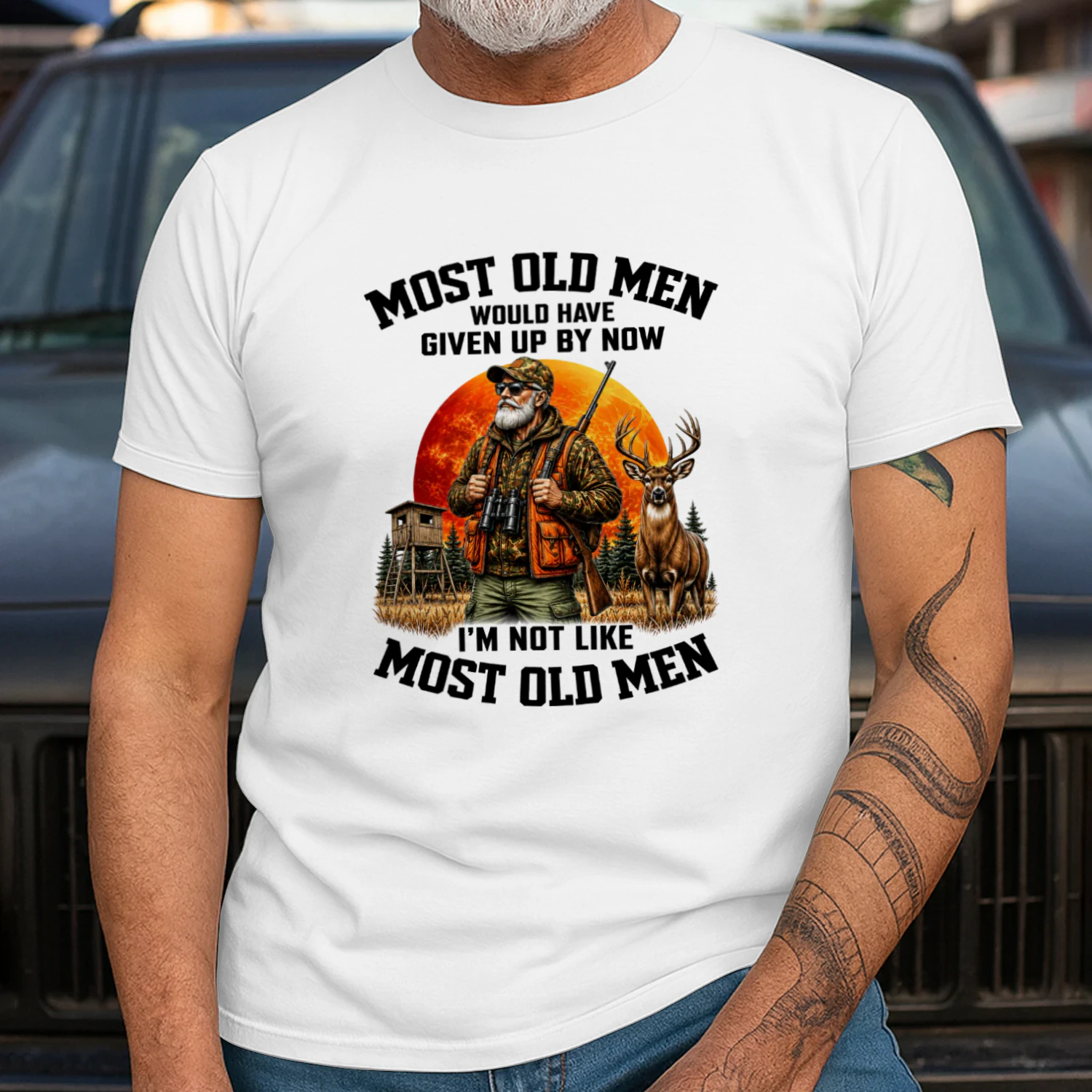 Most old men would have given up by now. I'm not like most old men 1