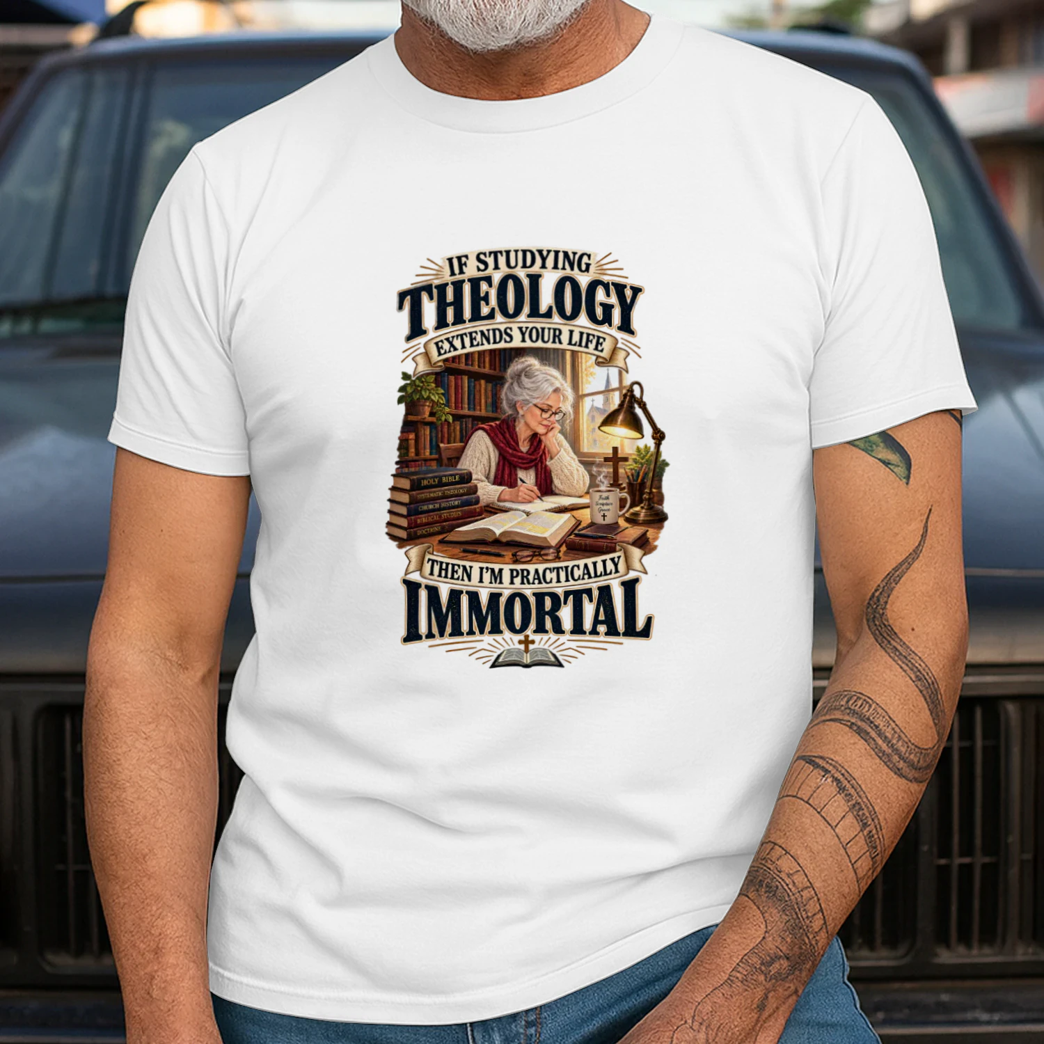 If studying theology extends your life then i'm practically immortal