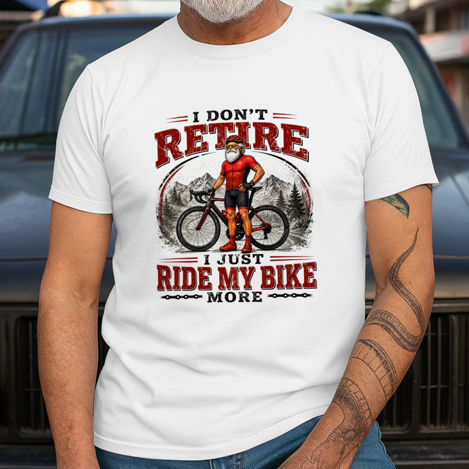 I DON'T RETIRE. I JUST RIDE MY BIKE MORE