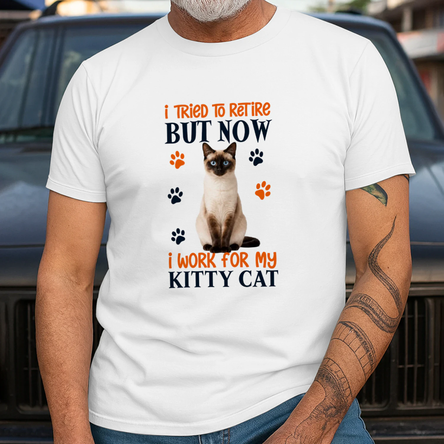 I Tried To Retire But Now I Work For My Siamese