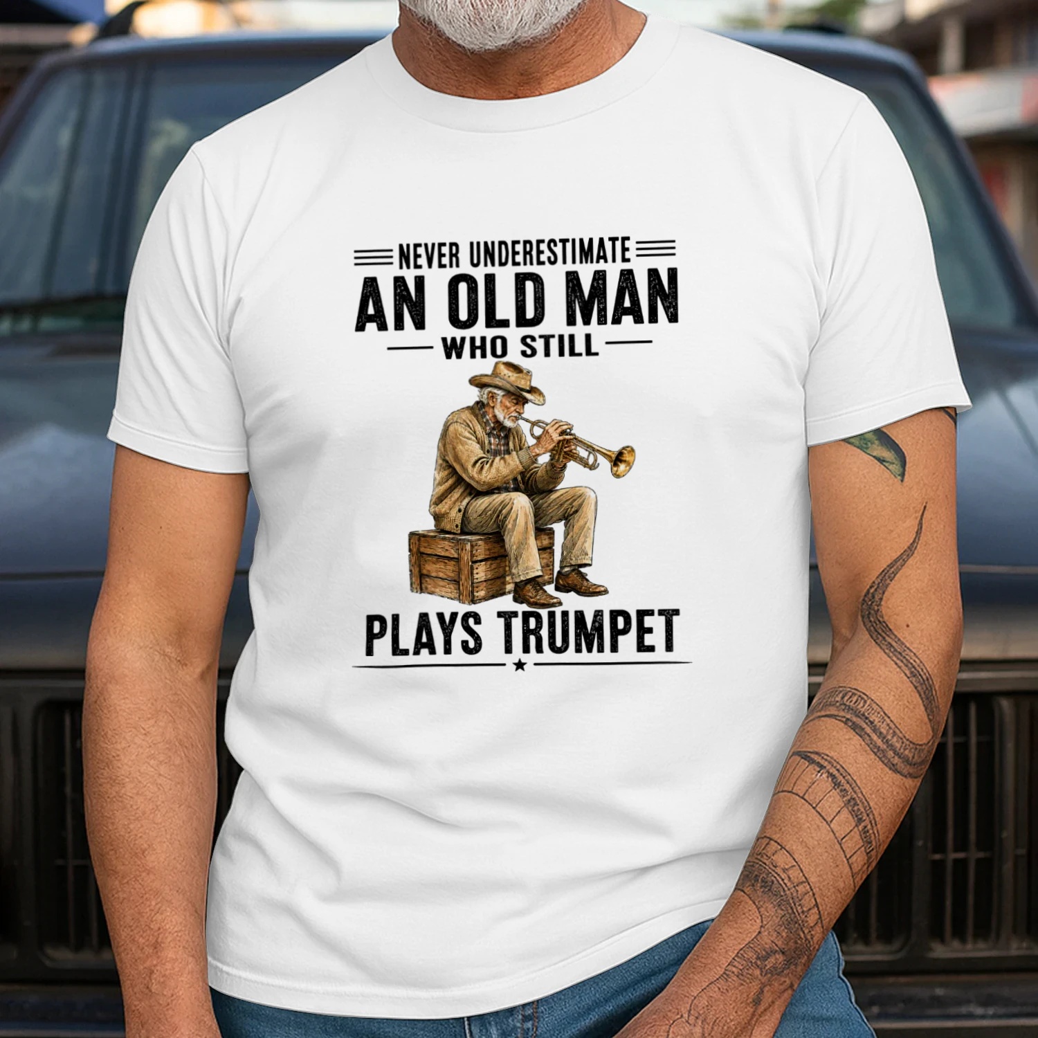 Never Underestimate An Old Man Who Still Plays Trumpet