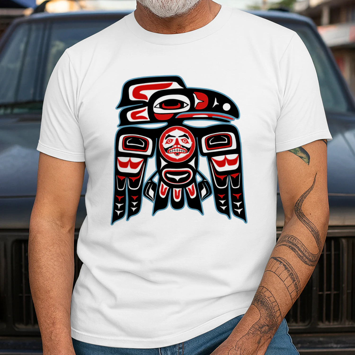 Tlingit Raven Native American Tribe Indigenous Heritage Pride