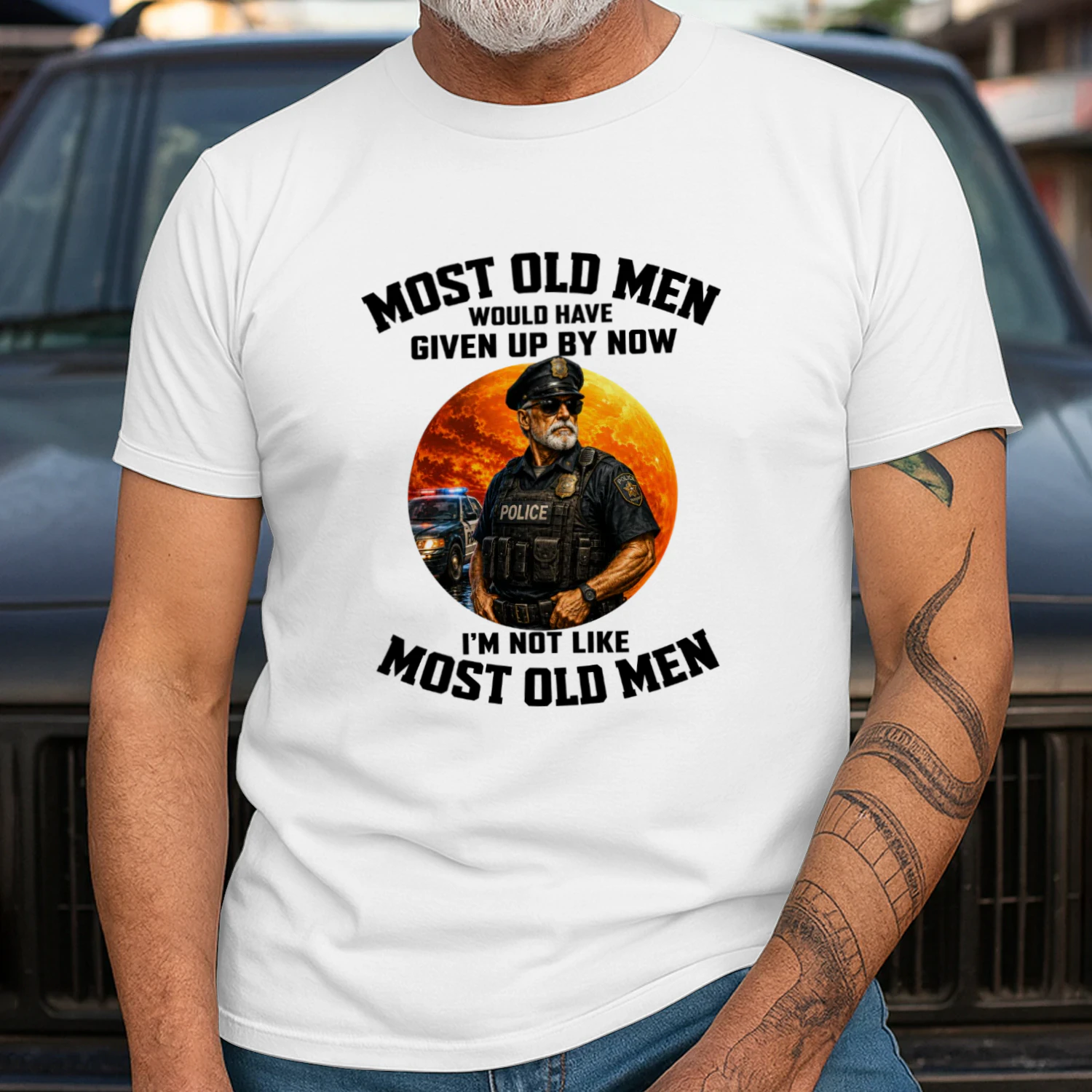 Most old men would have given up by now. I'm not like most old men 15