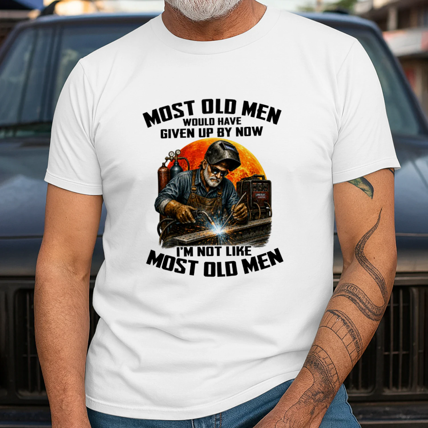 Most old men would have given up by now. I'm not like most old men 3