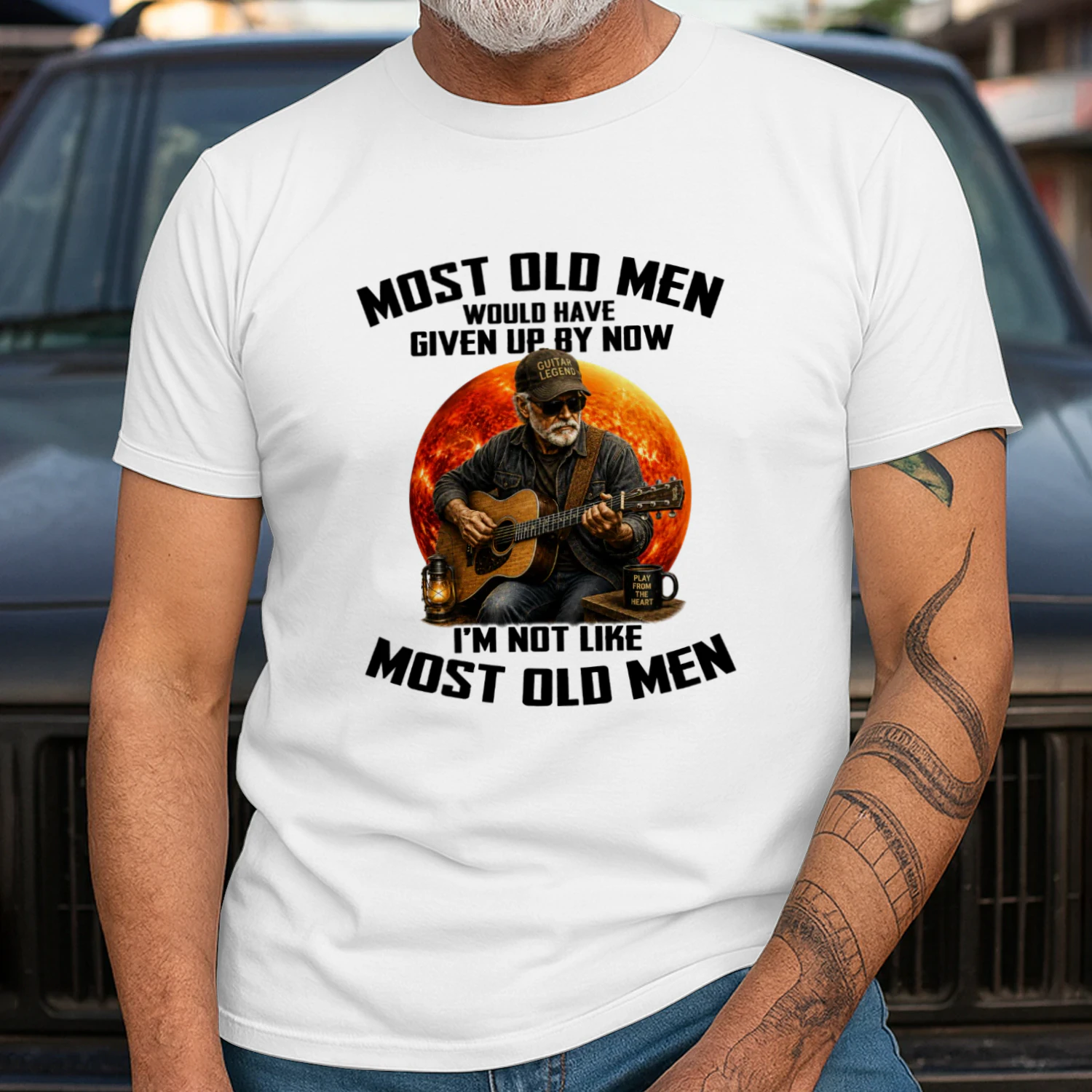 Most old men would have given up by now. I'm not like most old men 8