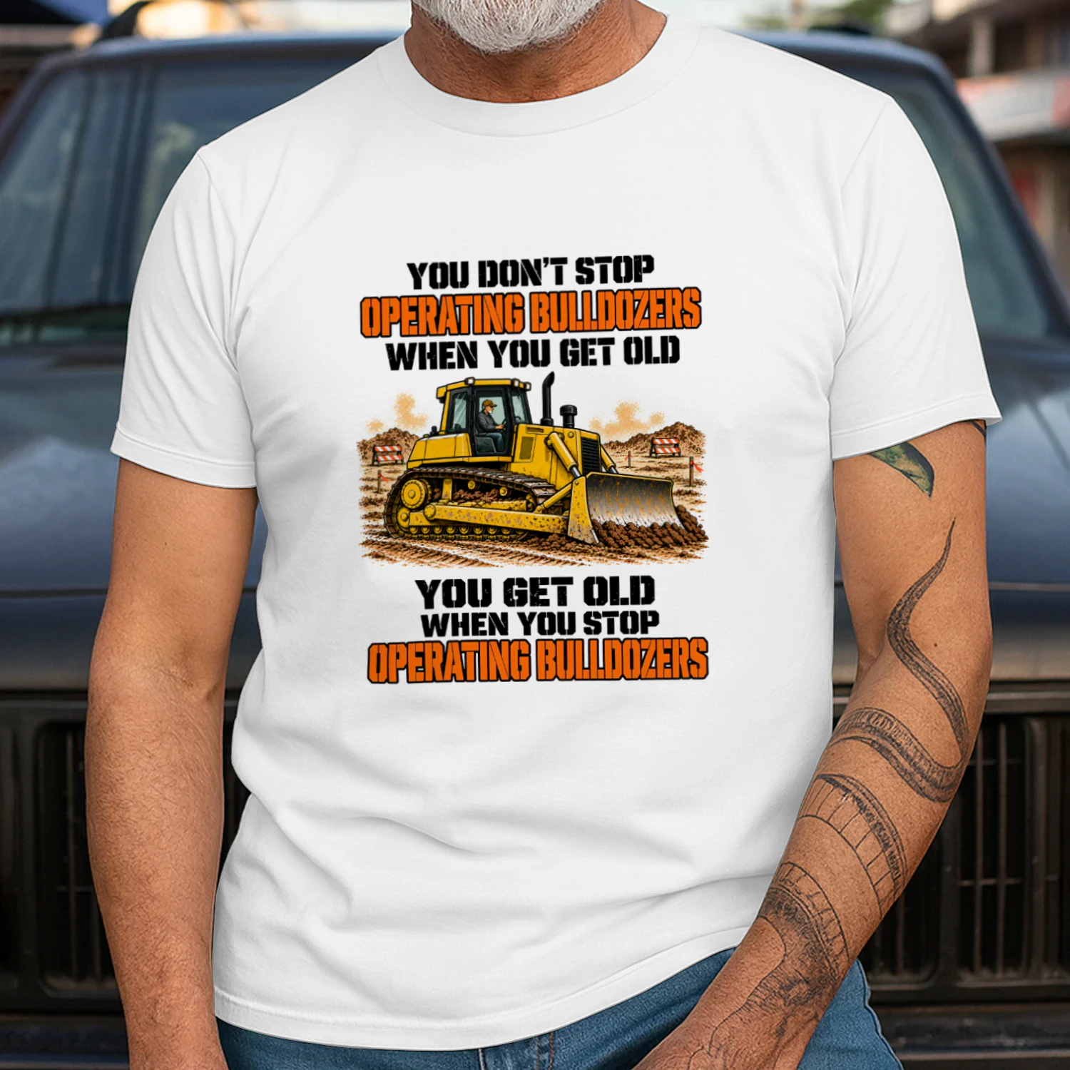 You Don't Stop Operating Bulldozers