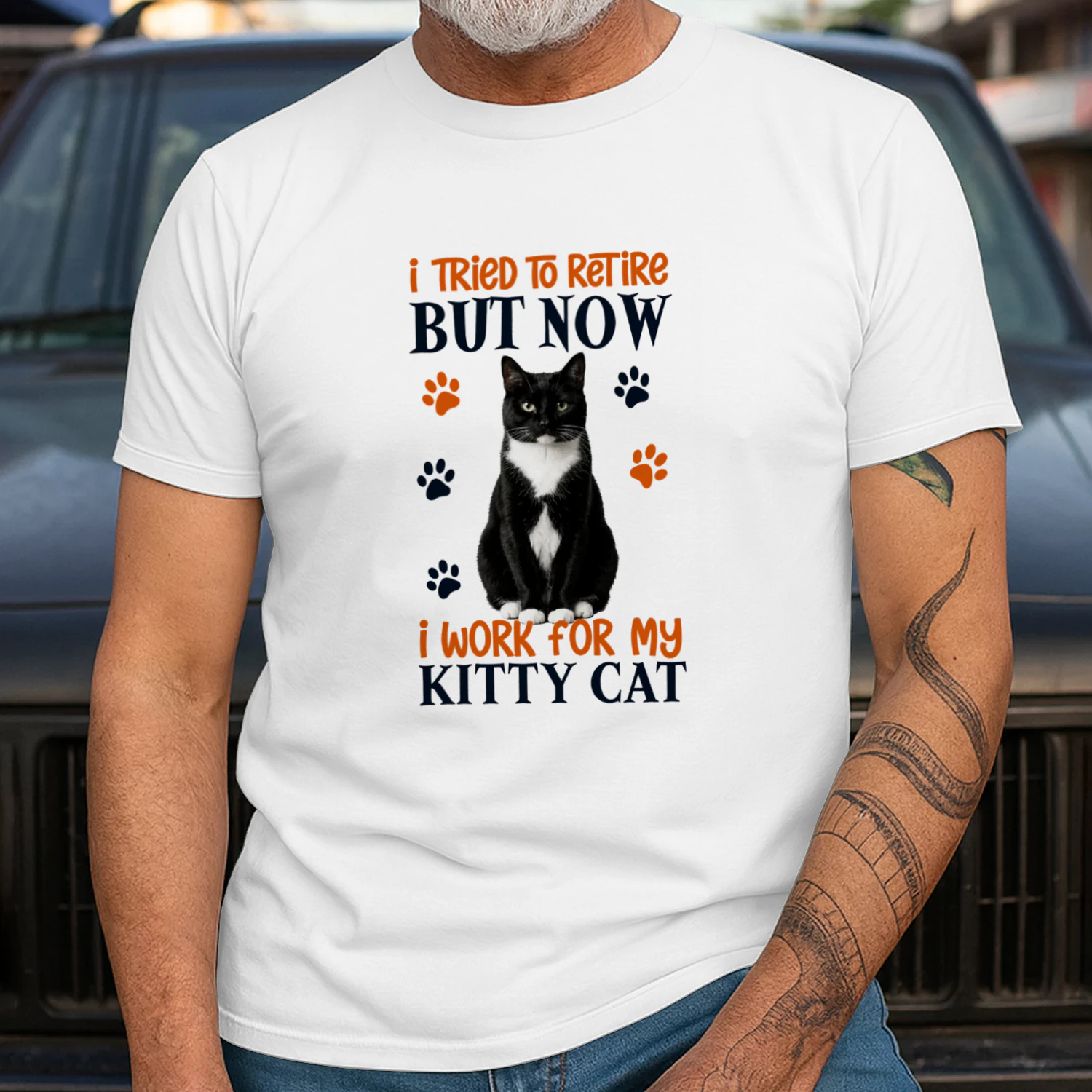 I Tried To Retire But Now I Work For My Tuxedo Cat