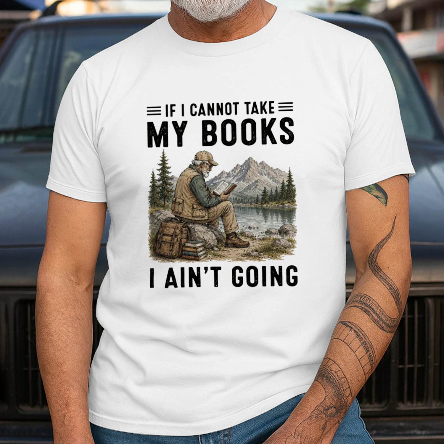 If I cannot take my books I ain't going
