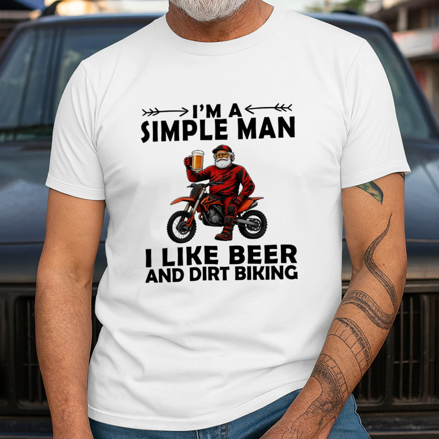 I'm a simple man, I like beer and dirt biking