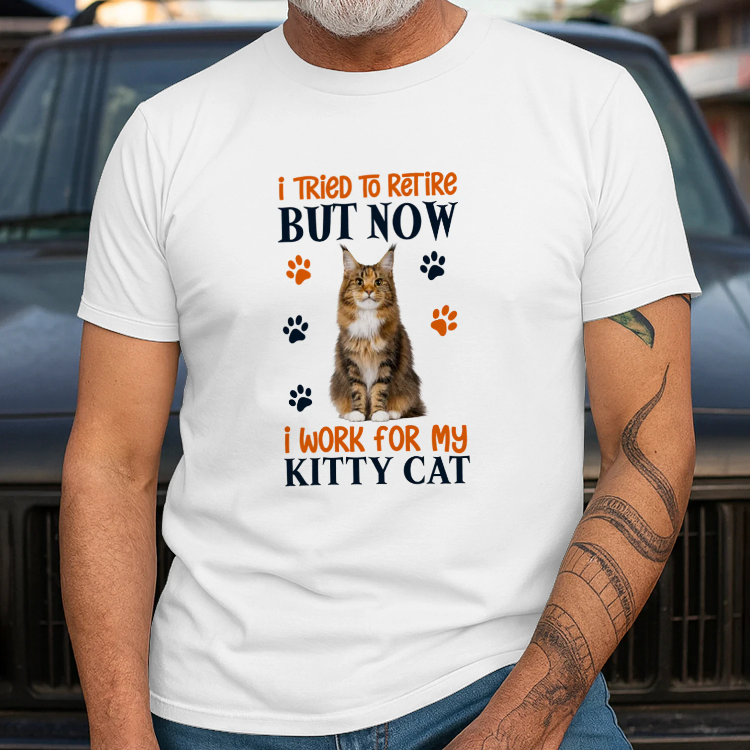 I Tried To Retire But Now I Work For My Maine Coon