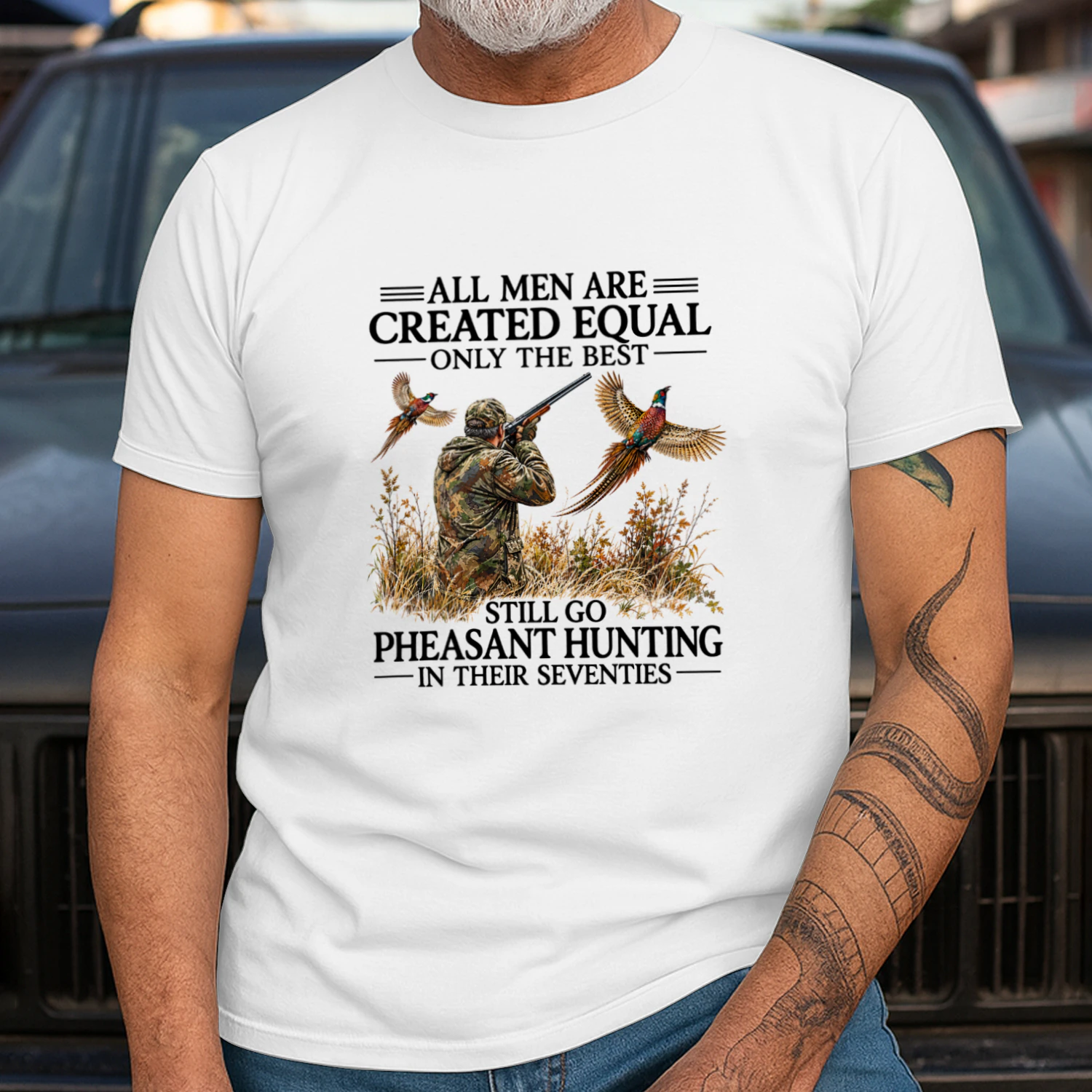 All Men Are Created Equal Only The Best Still Go Pheasant Hunting In Their 70s