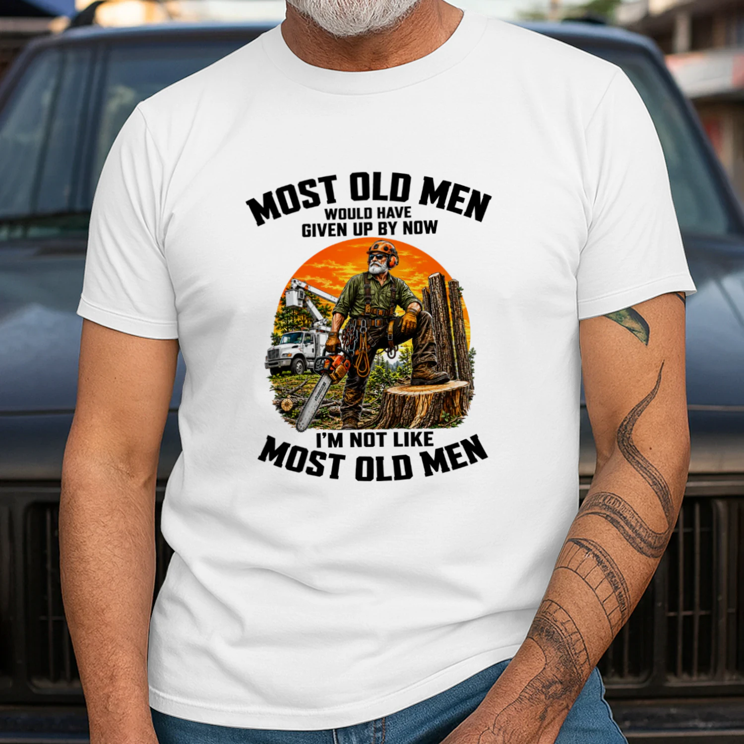Most old men would have given up by now. I'm not like most old men 14