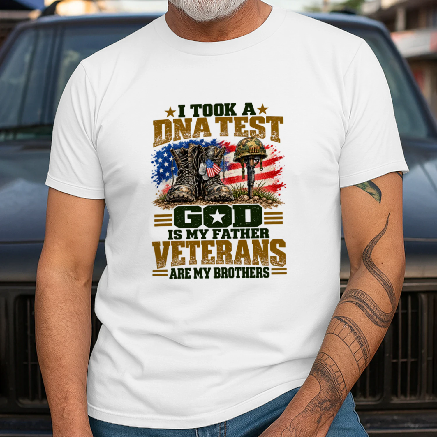 I Took A DNA Test - God Is My Father, Veterans Are My Brothers