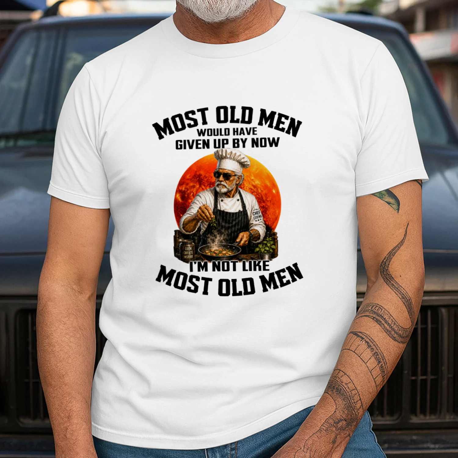 Most old men would have given up by now. I'm not like most old men 5