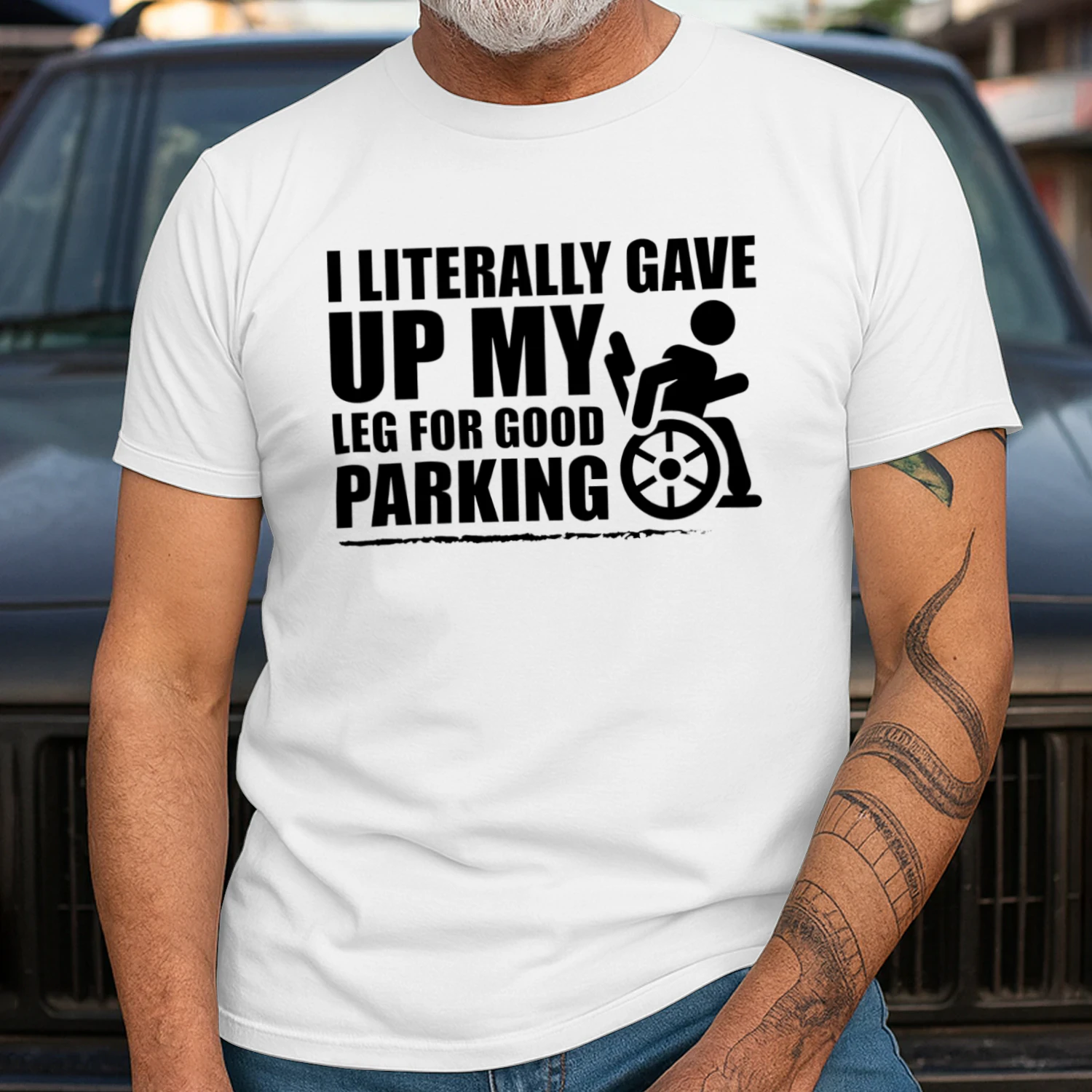 Limb Loss I literally gave up my leg for good parking