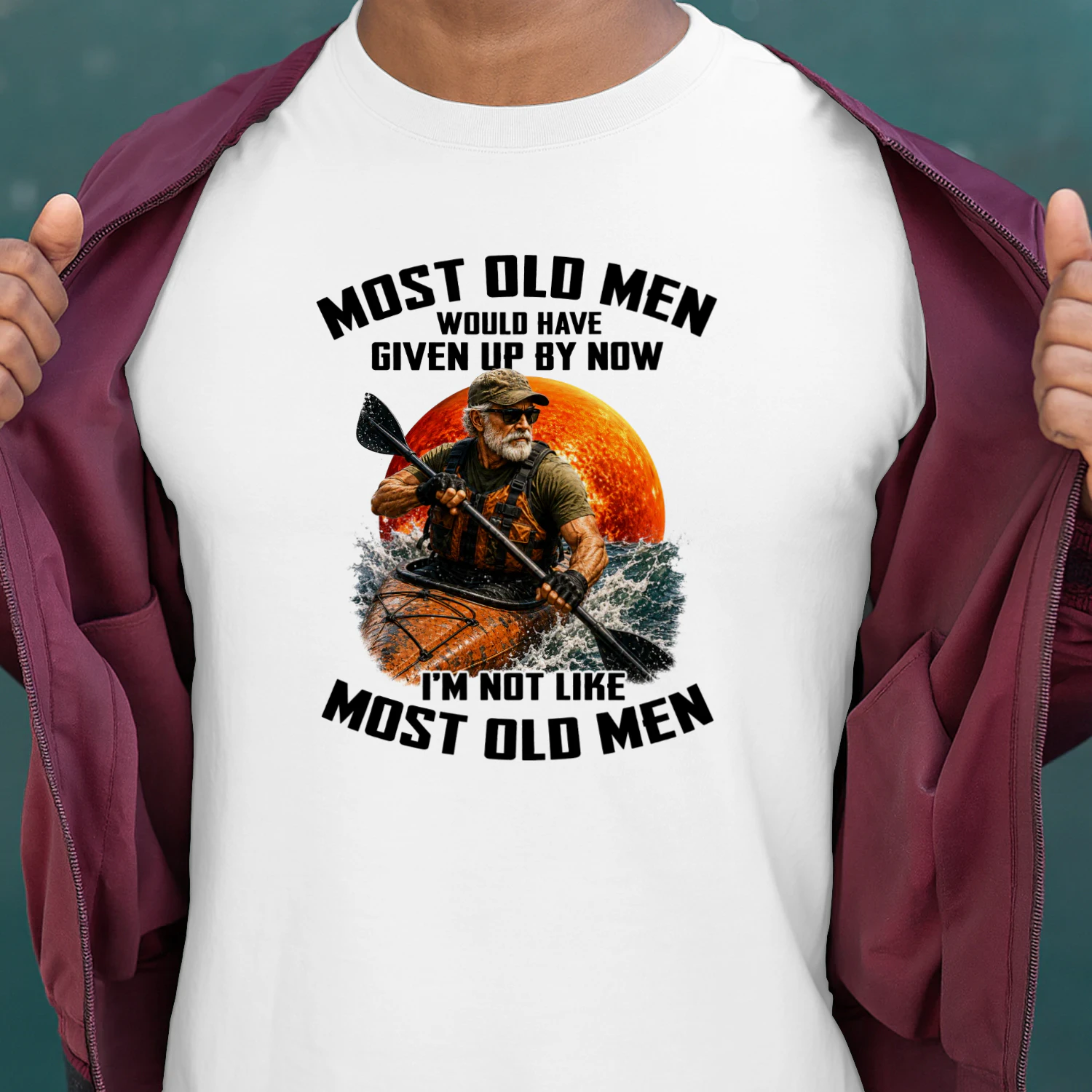 Most old men would have given up by now. I'm not like most old men 7