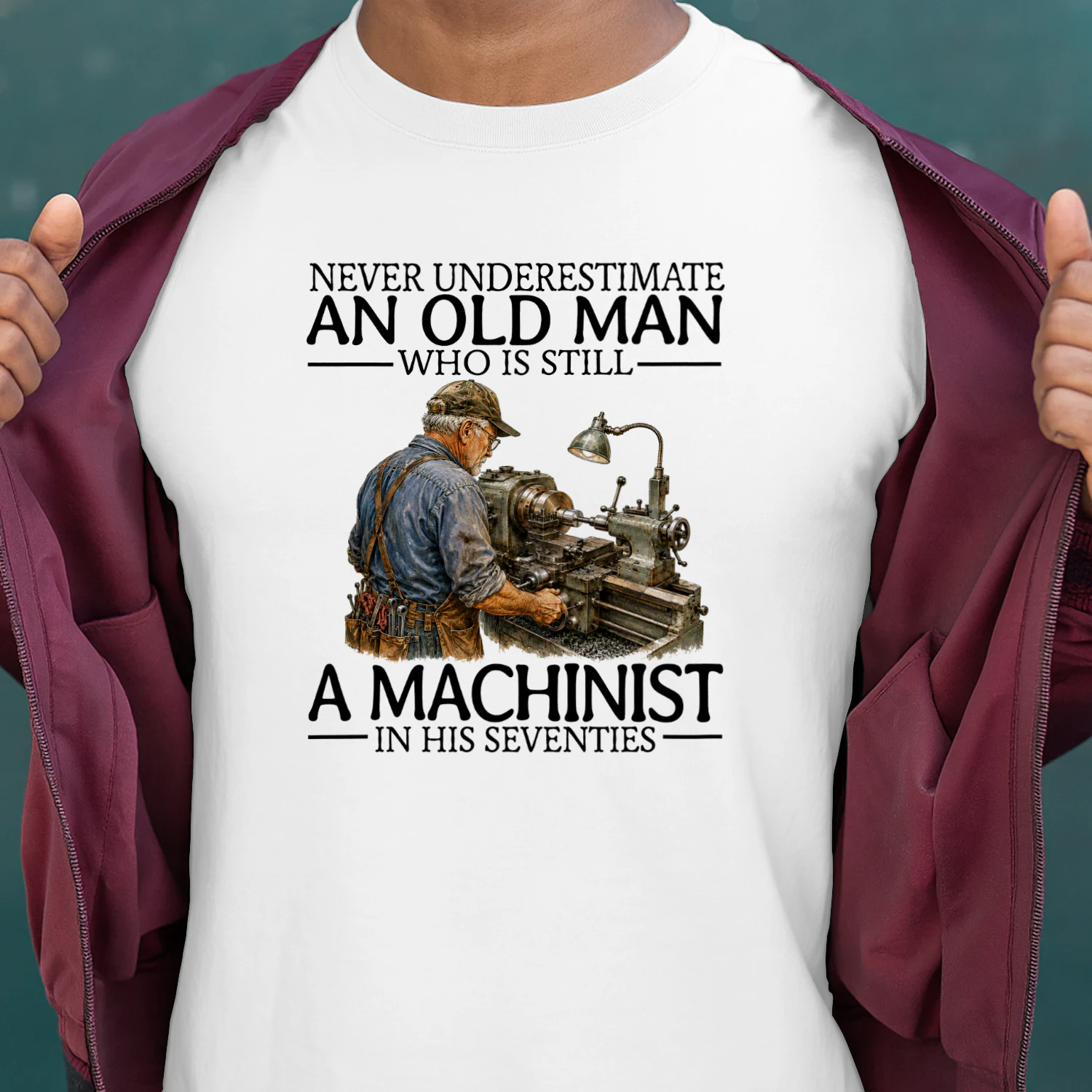 Never Underestimate an Old Man Who Is Still a Machinist in His Seventies