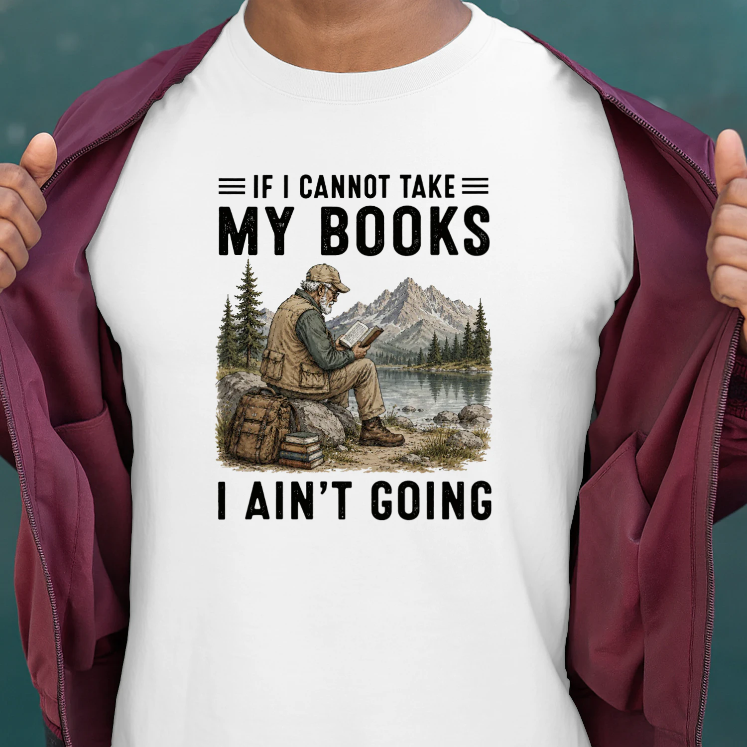 If I cannot take my books I ain't going