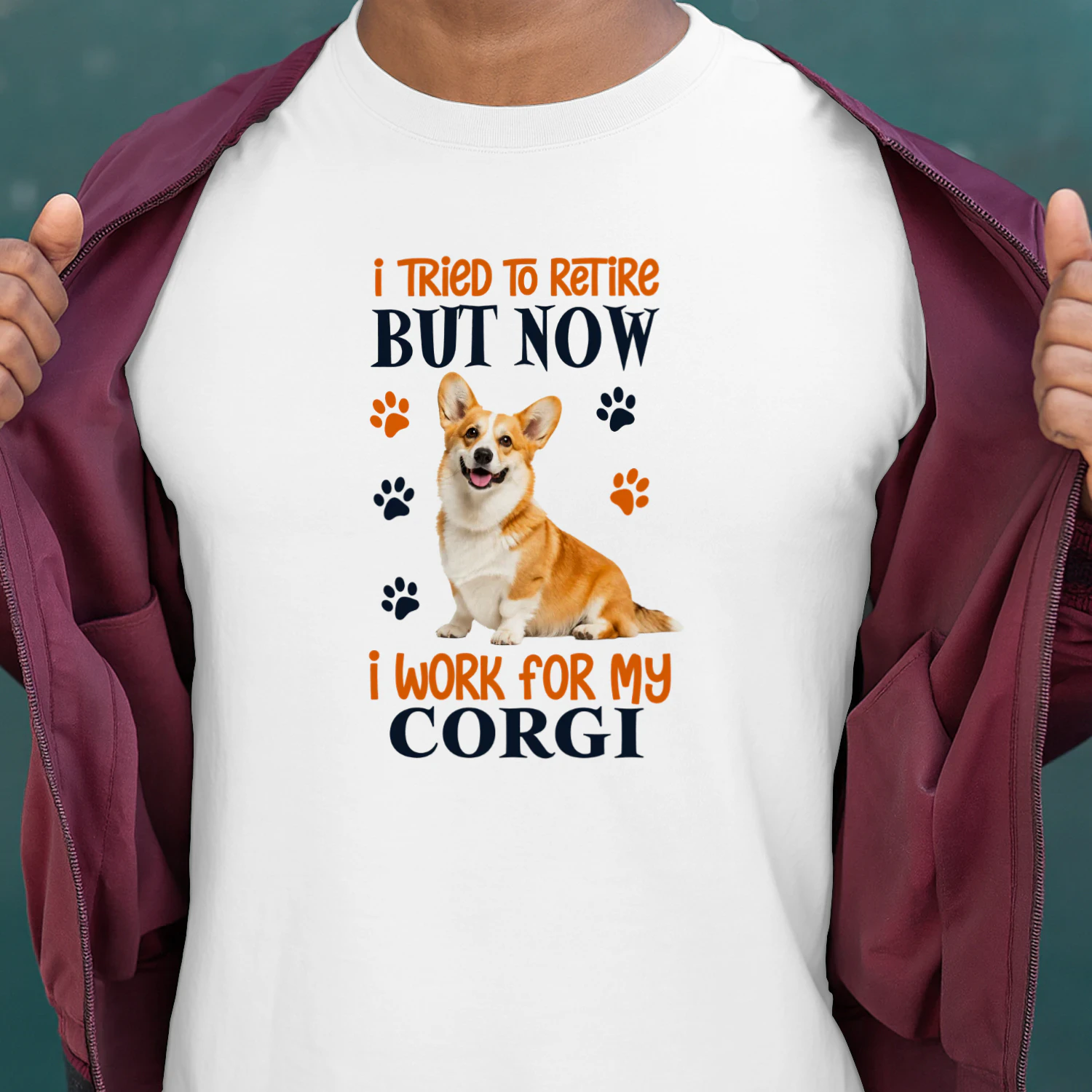 I Tried To Retire But Now I Work For My Corgi