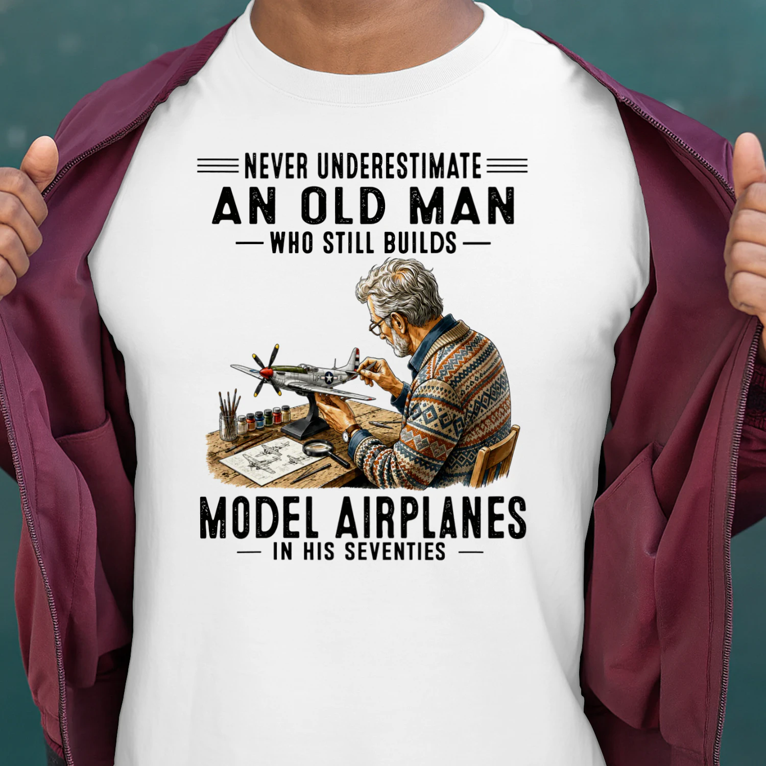 Still Builds Model Airplanes In His Seventies