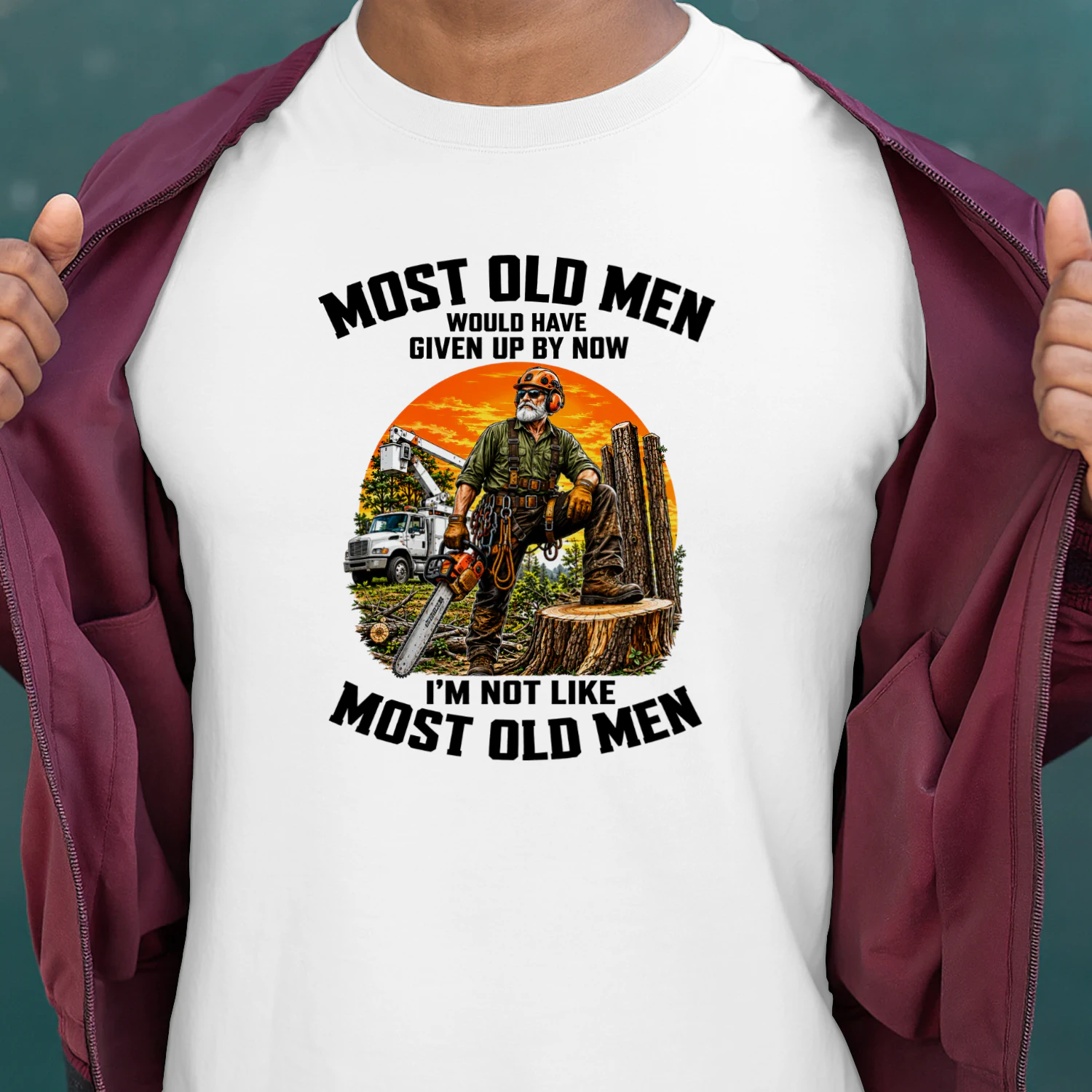 Most old men would have given up by now. I'm not like most old men 14