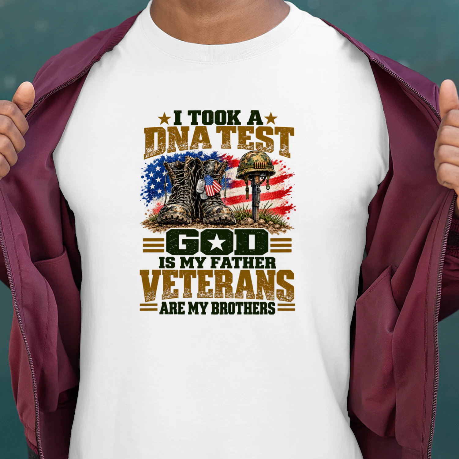 I Took A DNA Test - God Is My Father, Veterans Are My Brothers