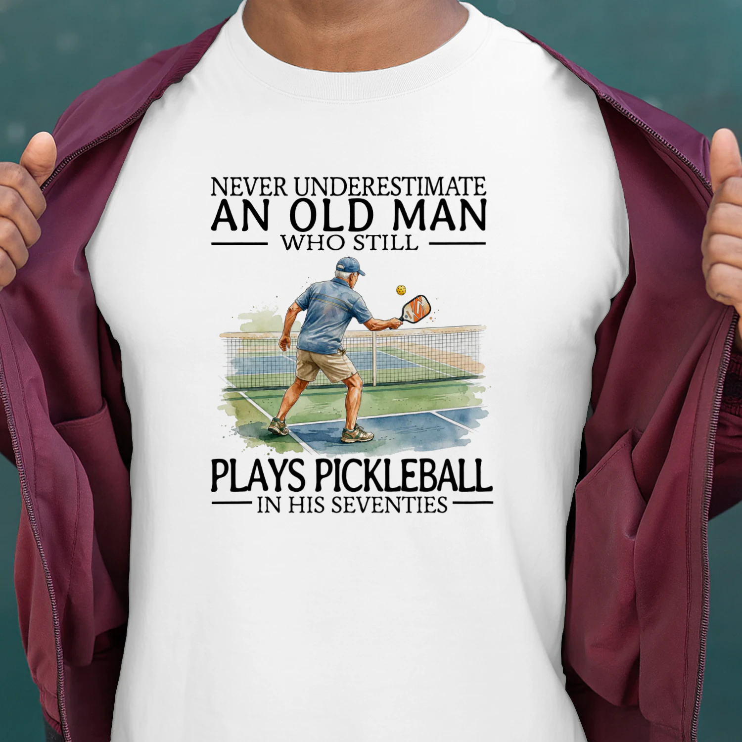 Never Underestimate An Old Man Who Still Plays Pickleball In His Seventies