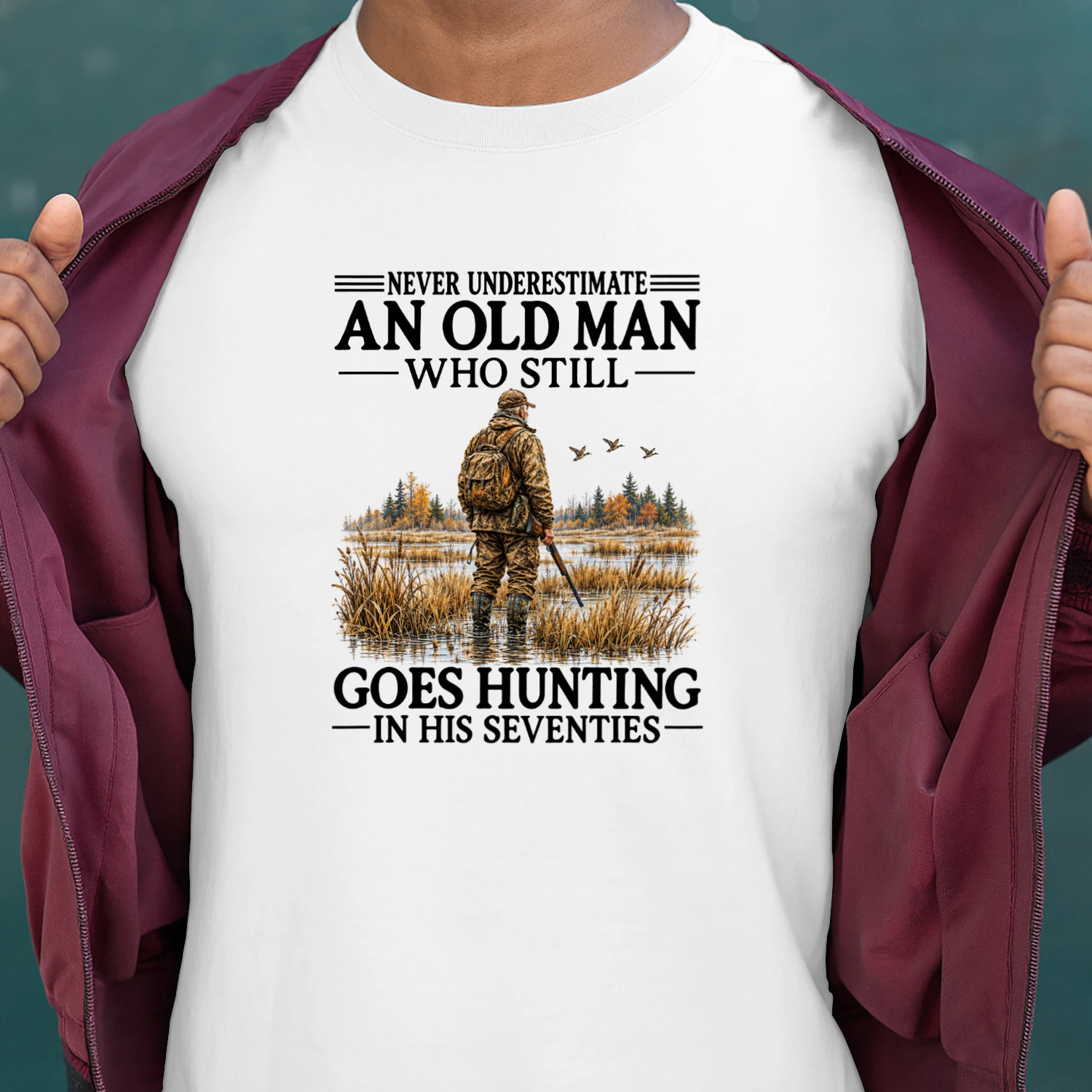 Never Underestimate An Old Man Hunting