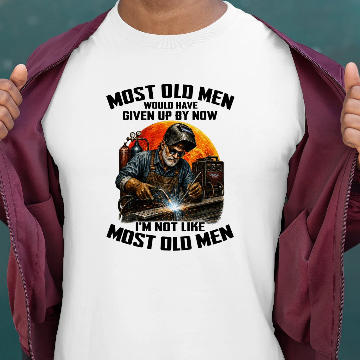 Most old men would have given up by now. I'm not like most old men 3