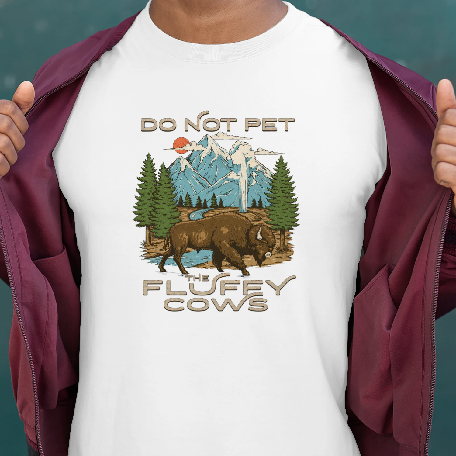 Do Not Pet The Fluffy Cows
