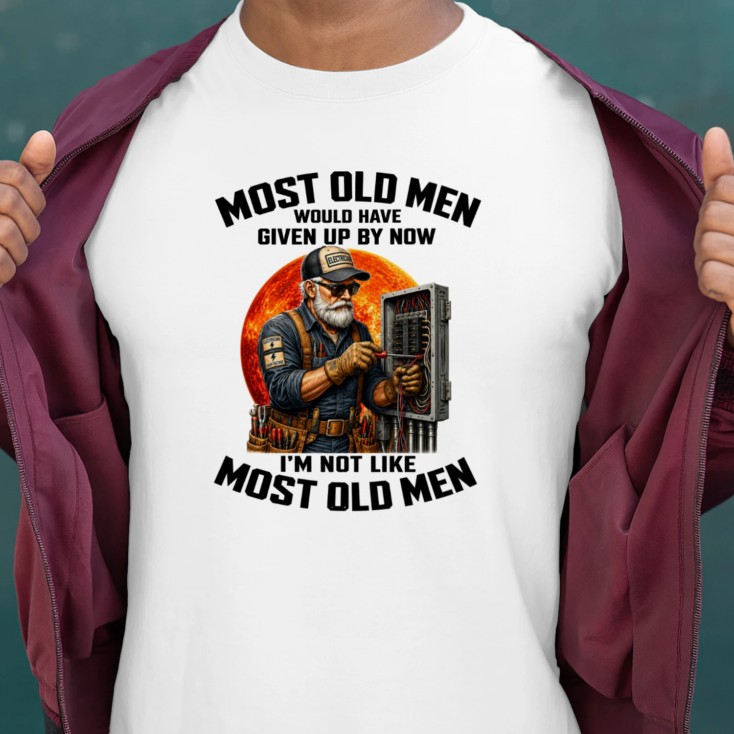 Most old men would have given up by now. I'm not like most old men 2