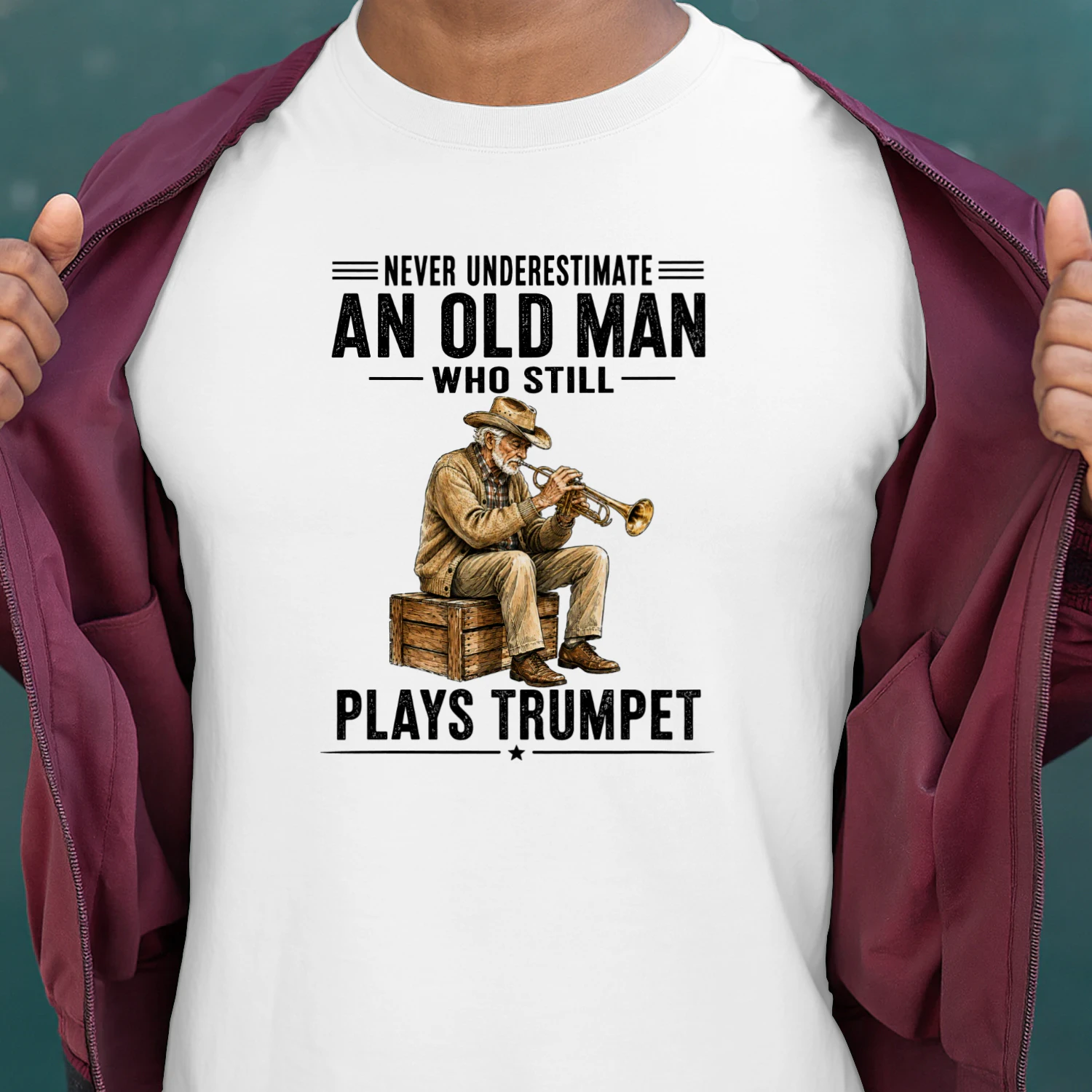 Never Underestimate An Old Man Who Still Plays Trumpet