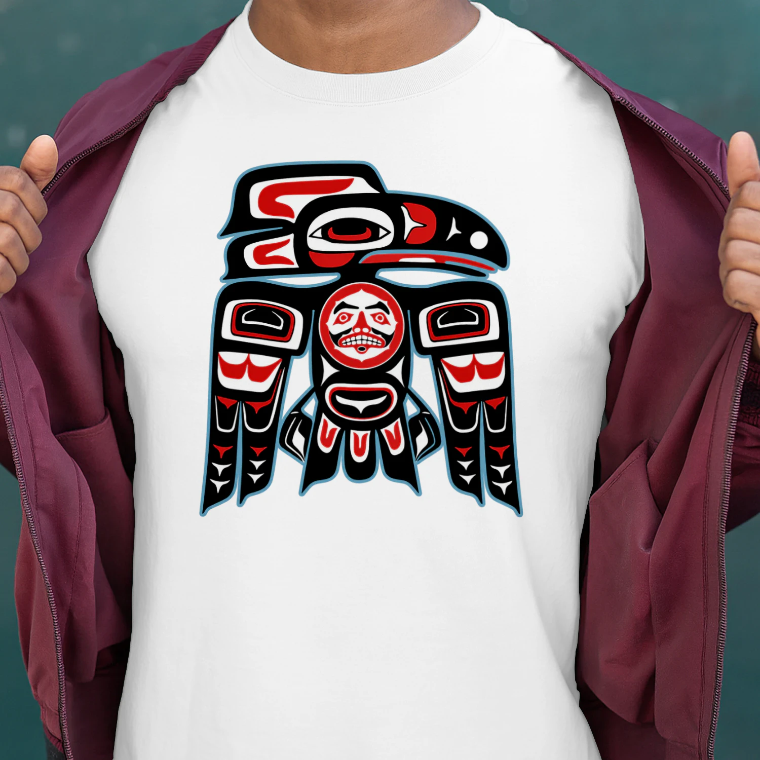 Tlingit Raven Native American Tribe Indigenous Heritage Pride