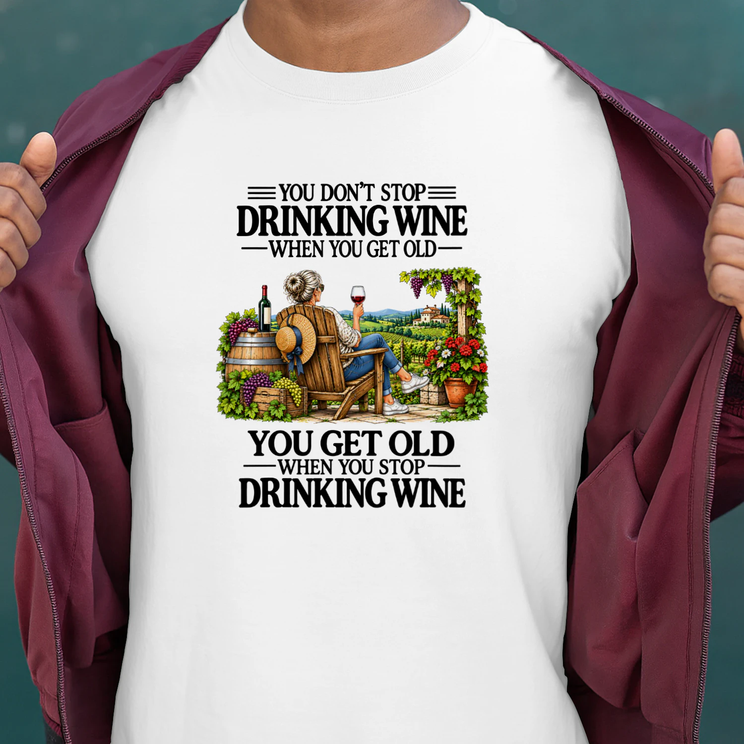 Don't Stop Drinking Wine When You Get Old