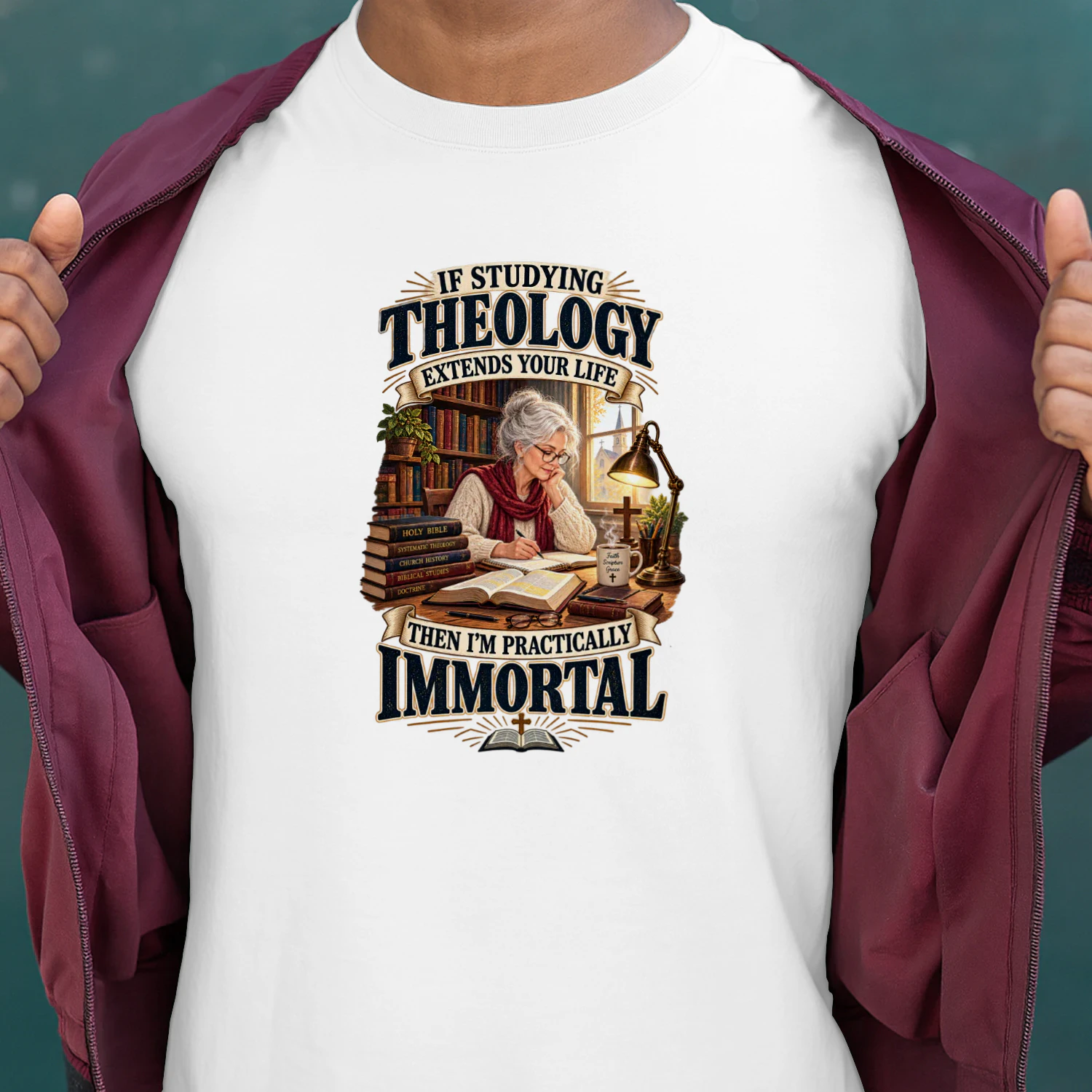 If studying theology extends your life then i'm practically immortal