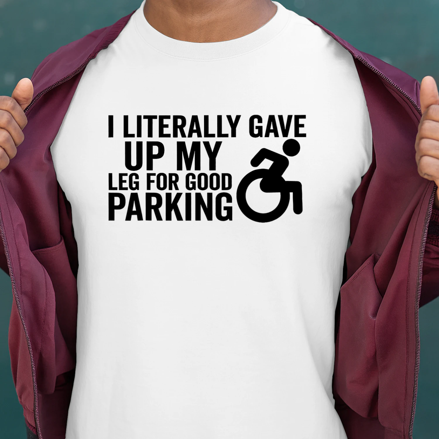 Limb Loss - I literally gave up my leg for good parking