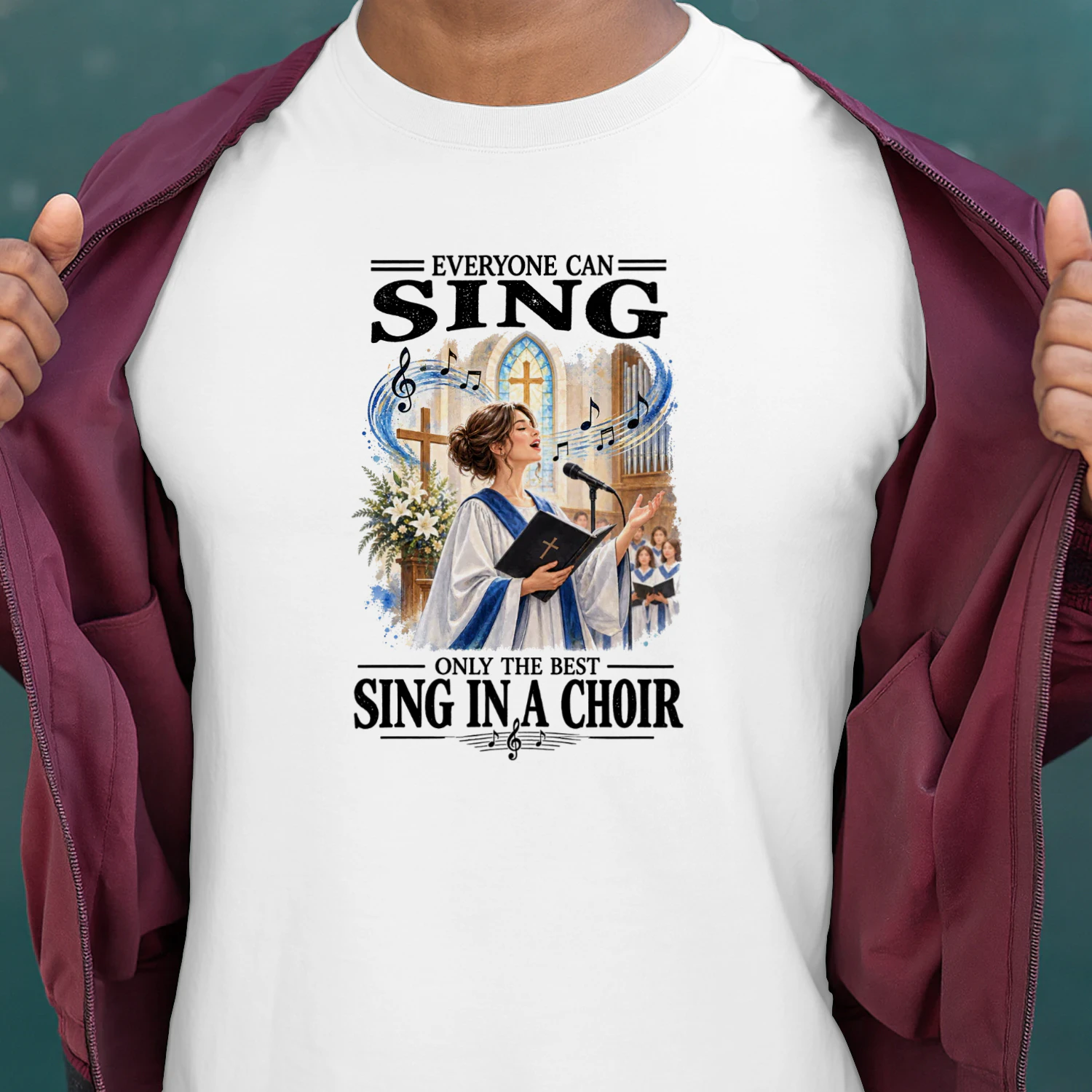 Everyone can sing, only the best sing in a choir
