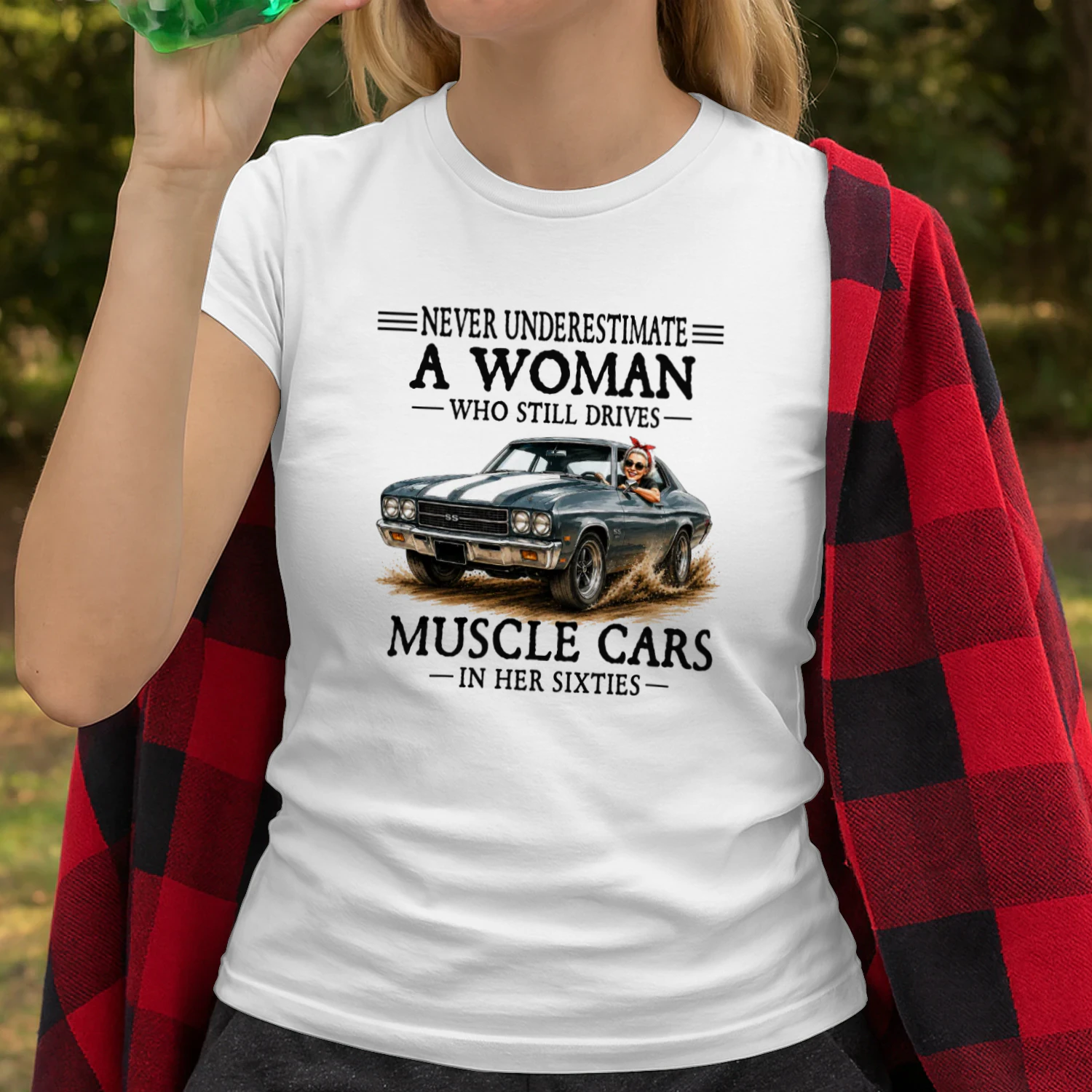 Never Underestimate A Woman Who Still Drives Muscle Cars In Her Sixties