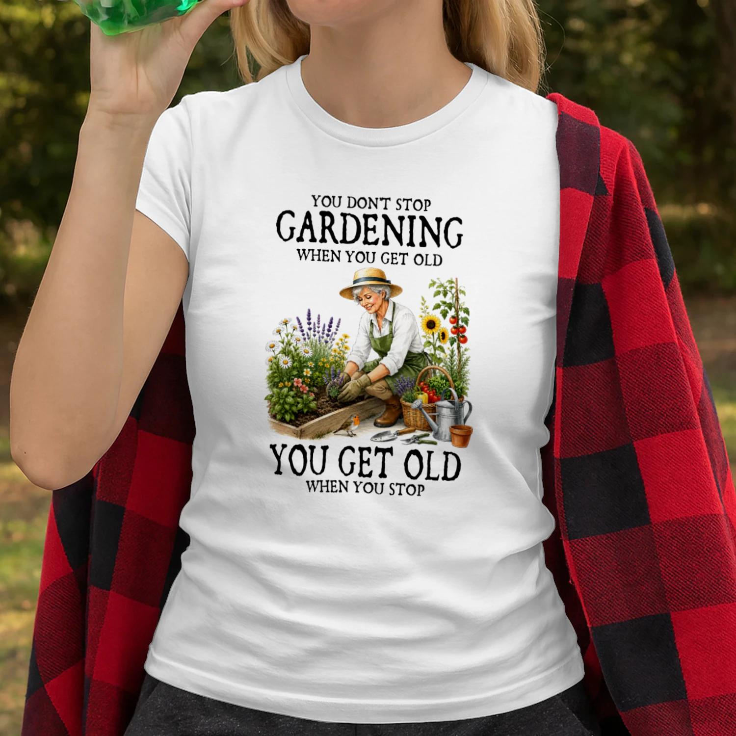 You don't stop gardening when you get old