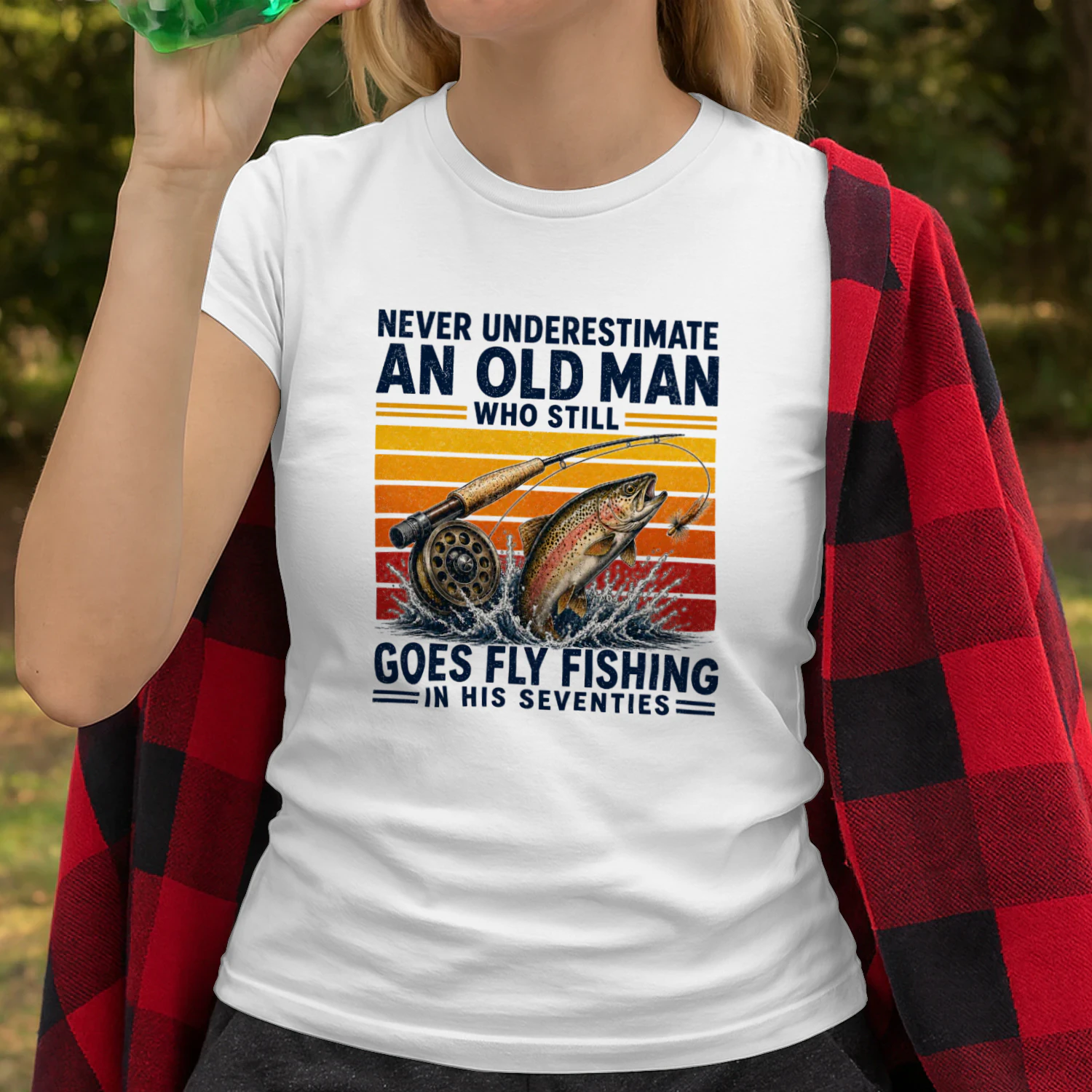 goes fly fishing