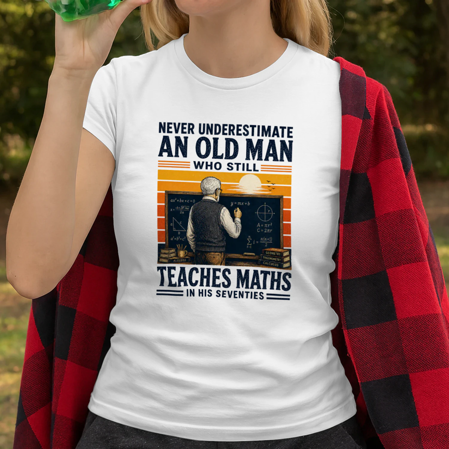 Teaches maths in his seventies