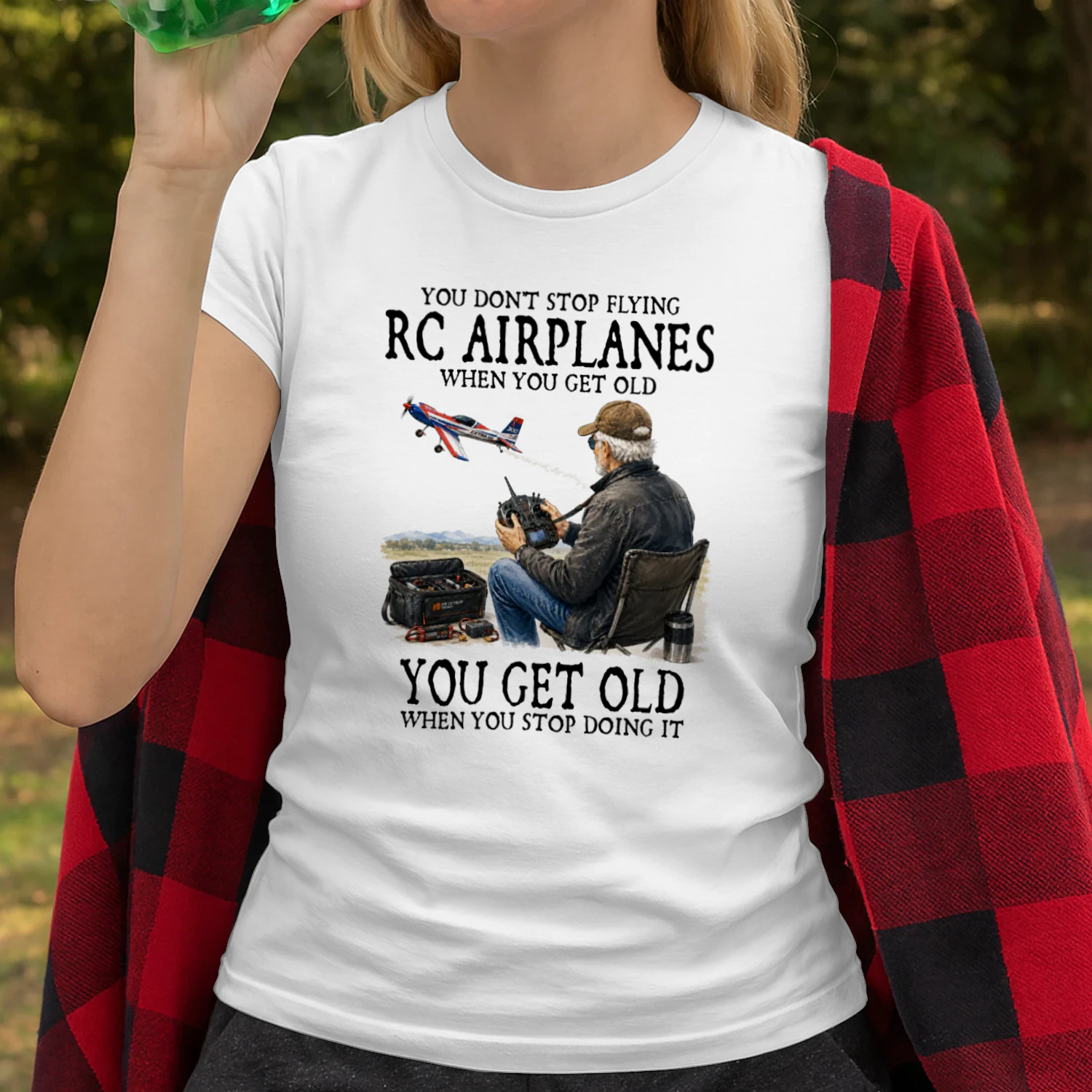 You don't stop flying RC airplanes when you get old. You get old when you stop doing it