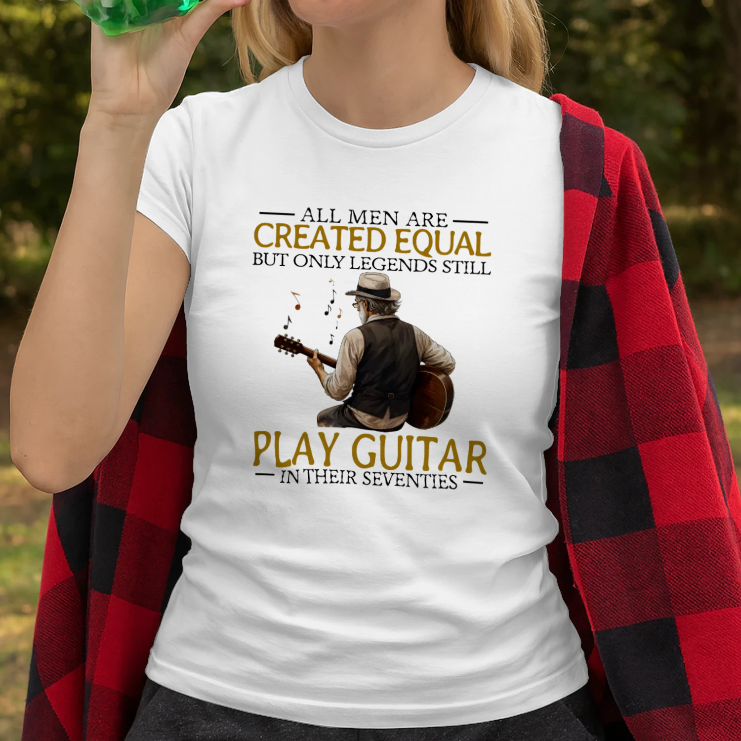 ALL MEN ARE CREATED EQUAL BUT ONLY LEGENDS STILL PLAY GUITAR IN THEIR SEVENTIES
