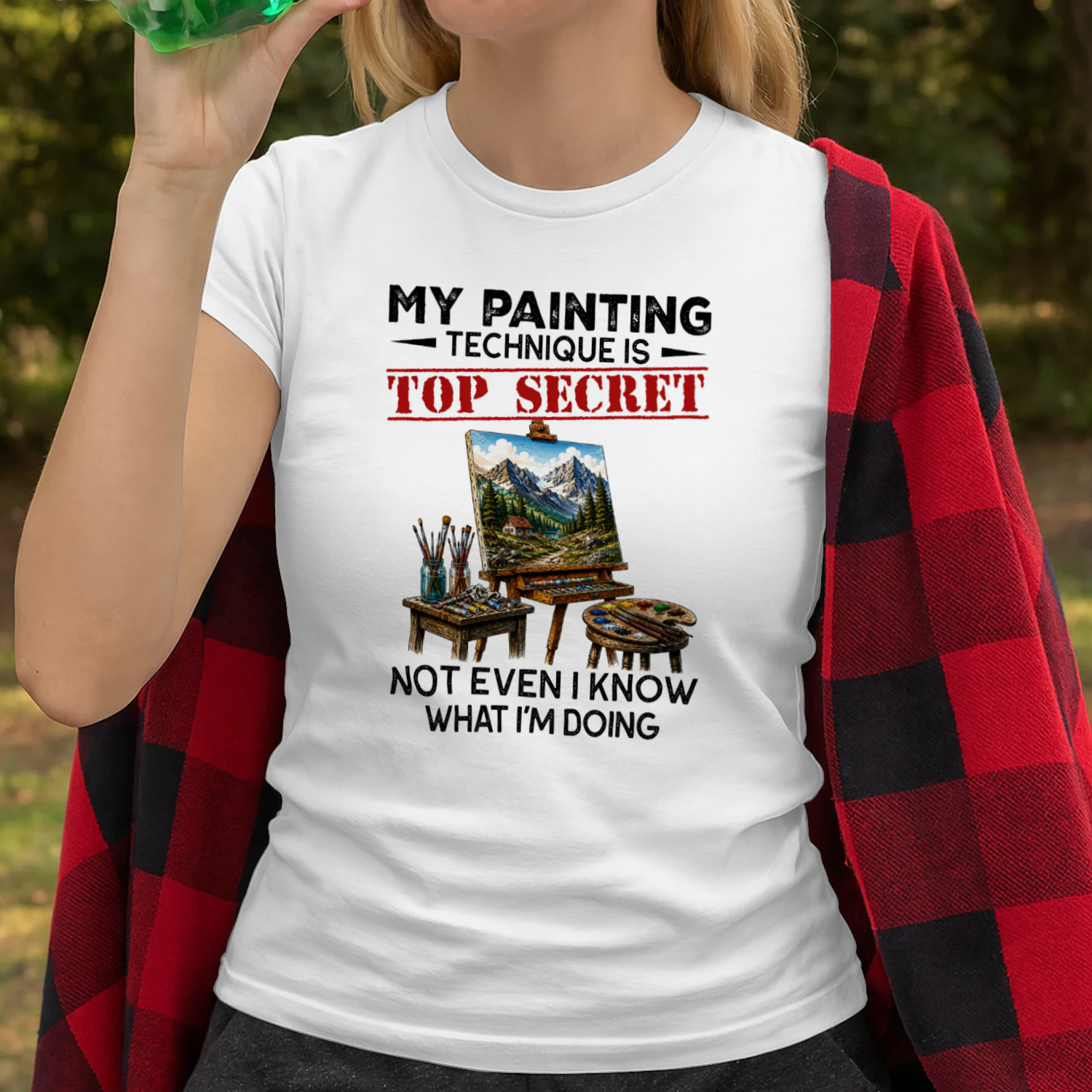 MY PAINTING TECHNIQUE IS TOP SECRET