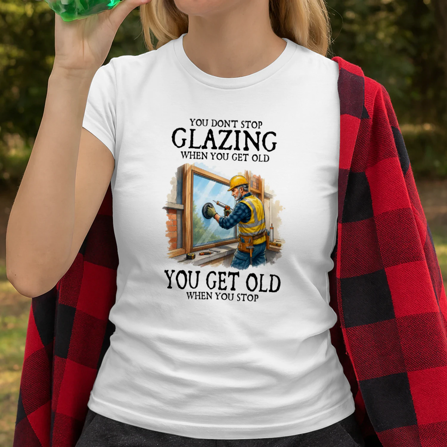 You don't stop glazing when you get old. You get old when you stop