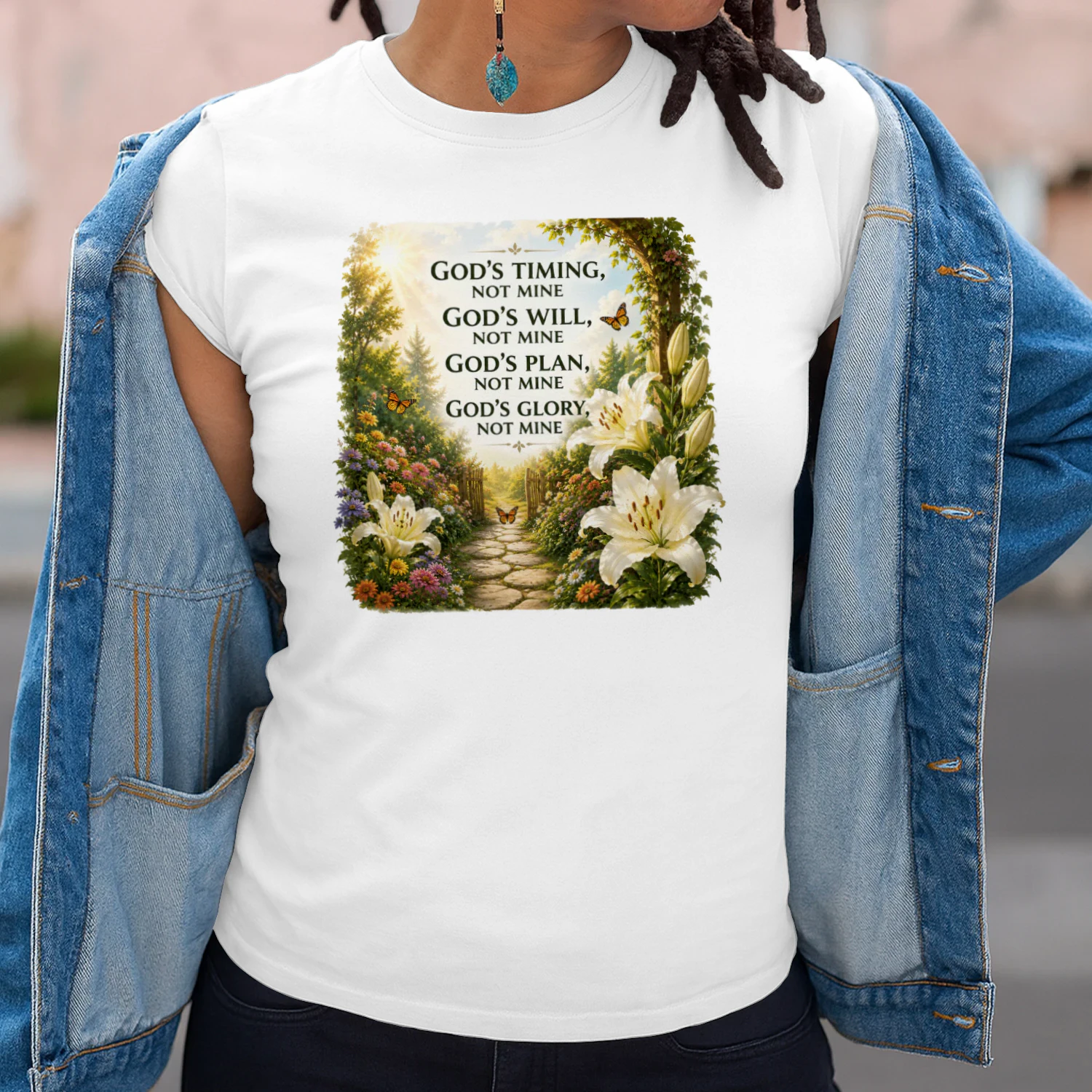 GOD'S TIMING, NOT MINE- GOD'S WILL, NOT MINE-GOD'S PLAN, NOT MINE-GOD'S GLORY, NOT MINE