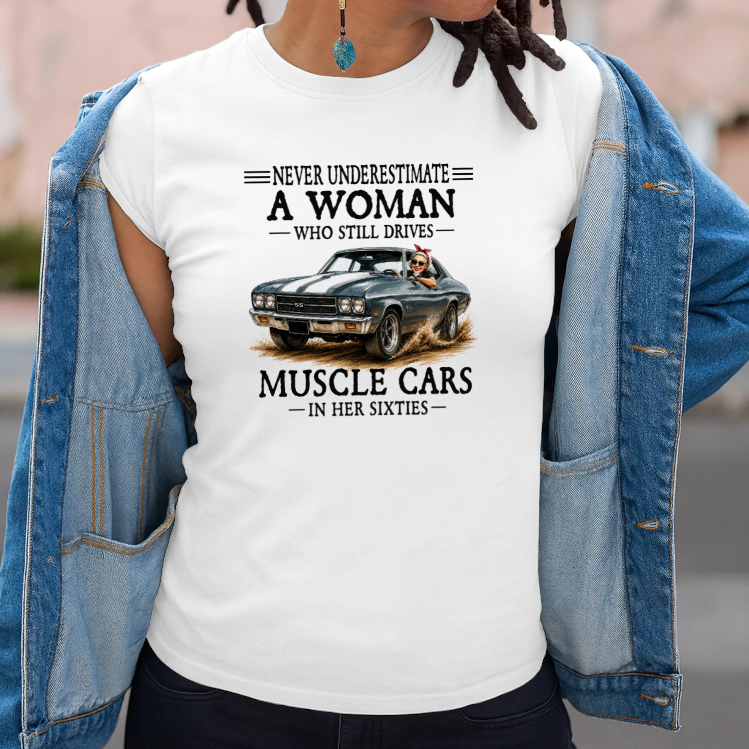 Never Underestimate A Woman Who Still Drives Muscle Cars In Her Sixties