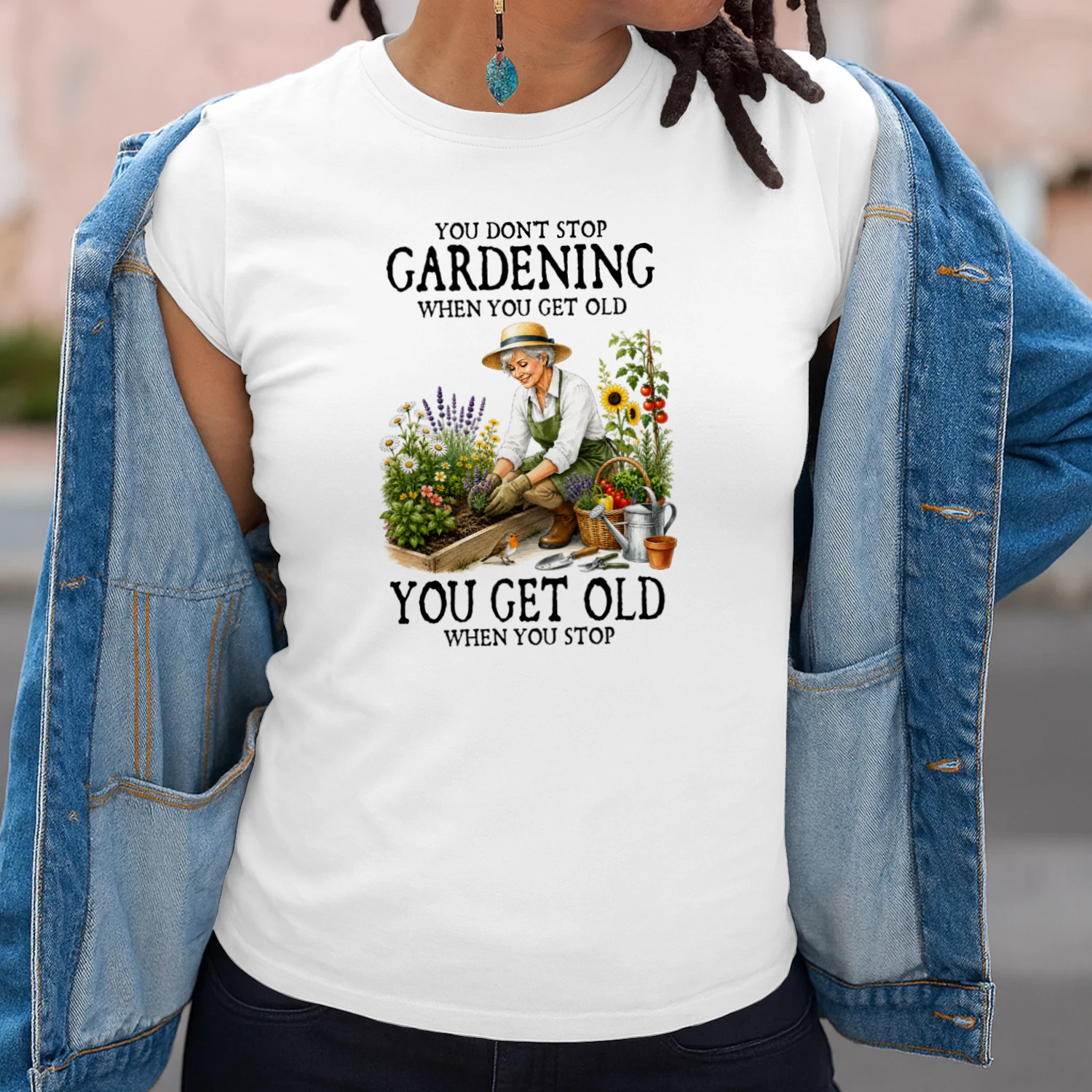 You don't stop gardening when you get old