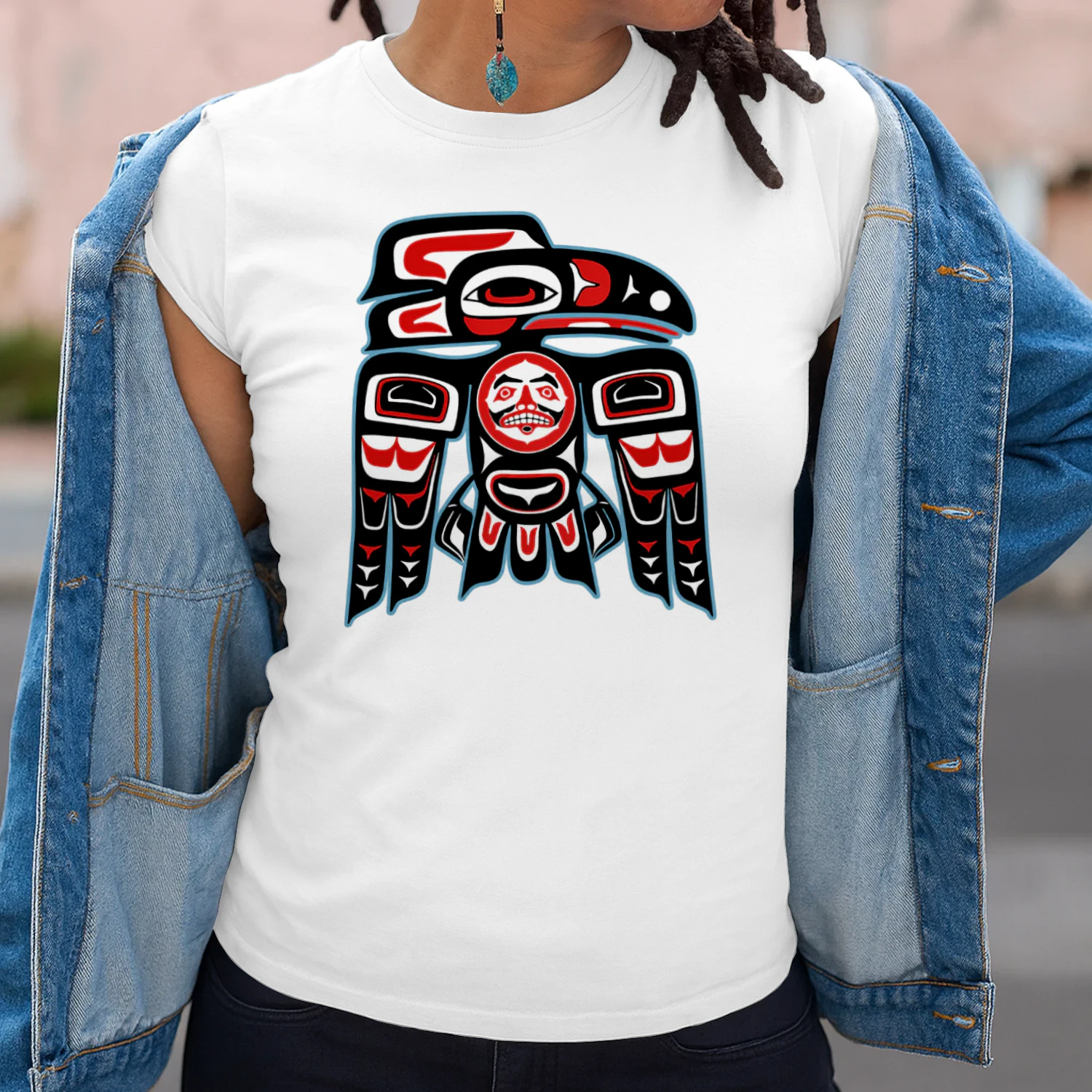 Tlingit Raven Native American Tribe Indigenous Heritage Pride