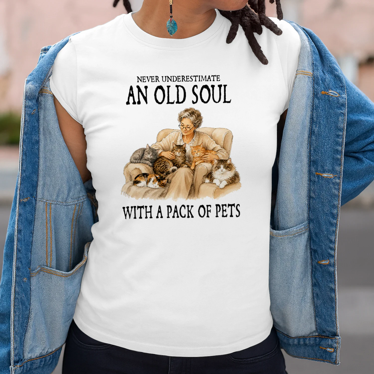 Never underestimate an old soul with a pack of pets